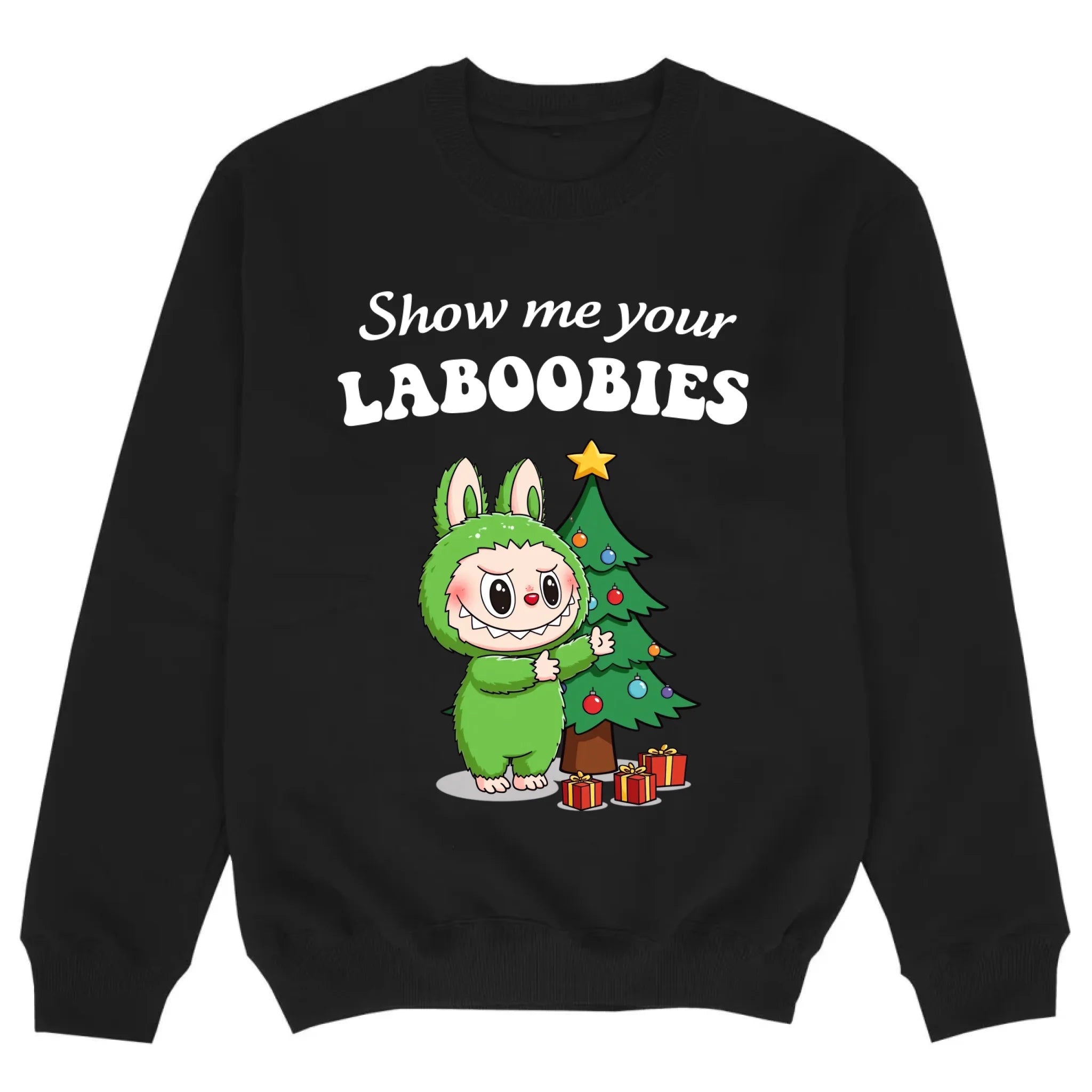 mockup sweater black