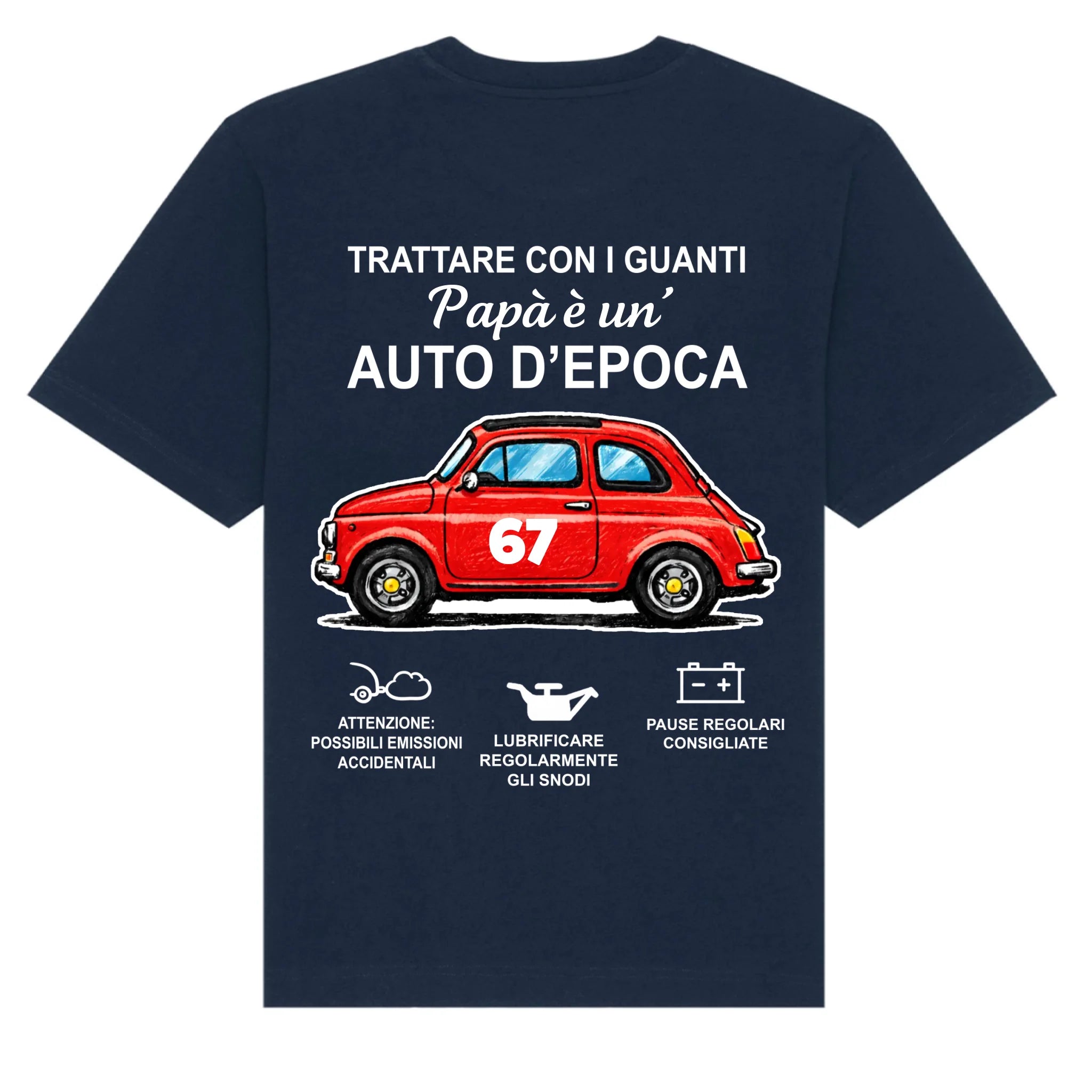 mockup shirt back navy