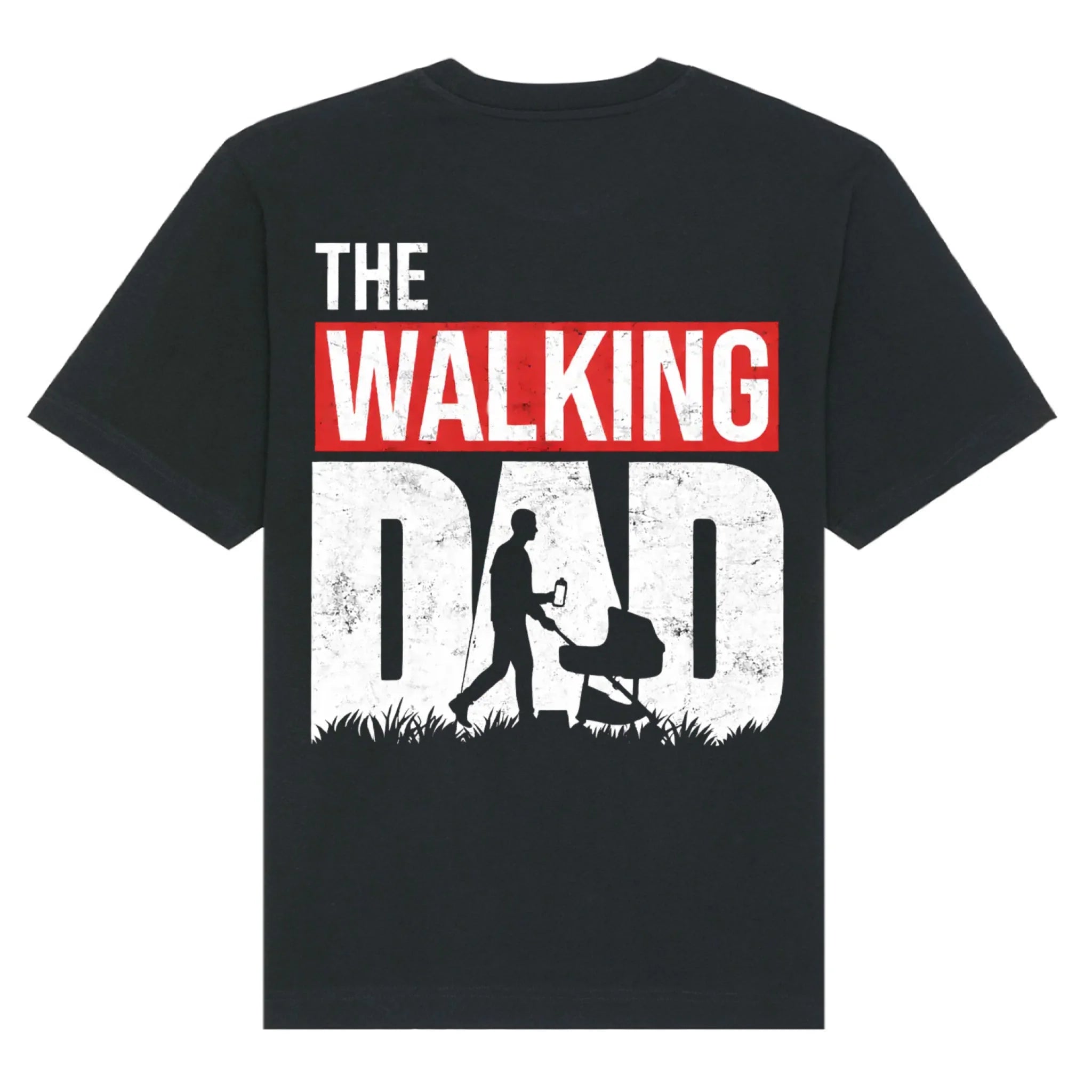 mockup shirt back black