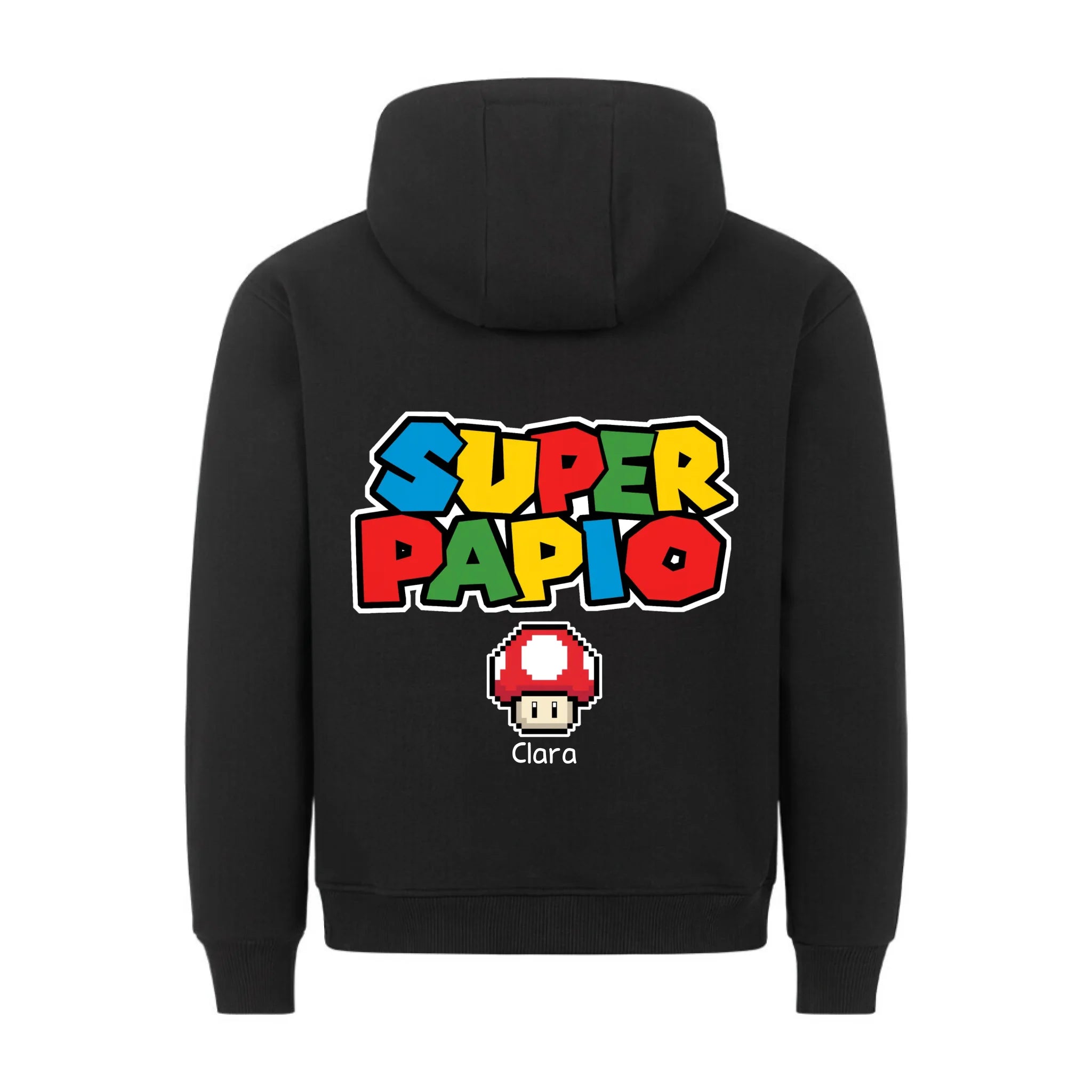 SUPER PAPPIO - Felpa personalizzabile con stampa sul retro