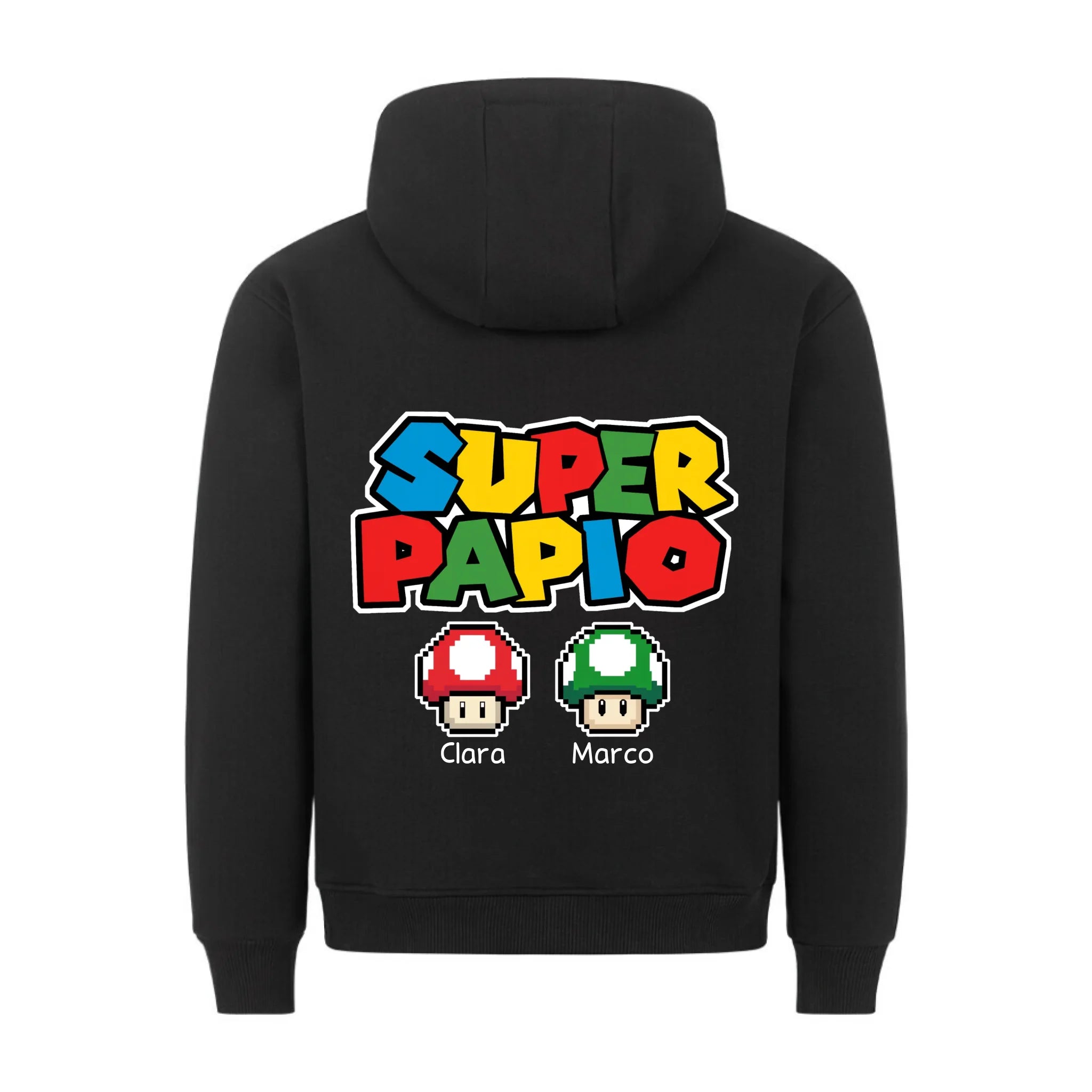 SUPER PAPPIO - Felpa personalizzabile con stampa sul retro