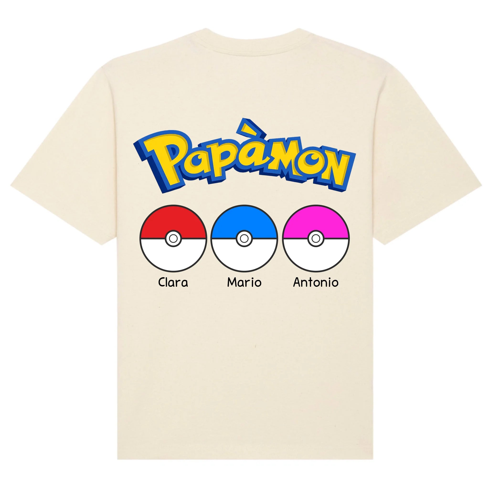 mockup shirt back natural