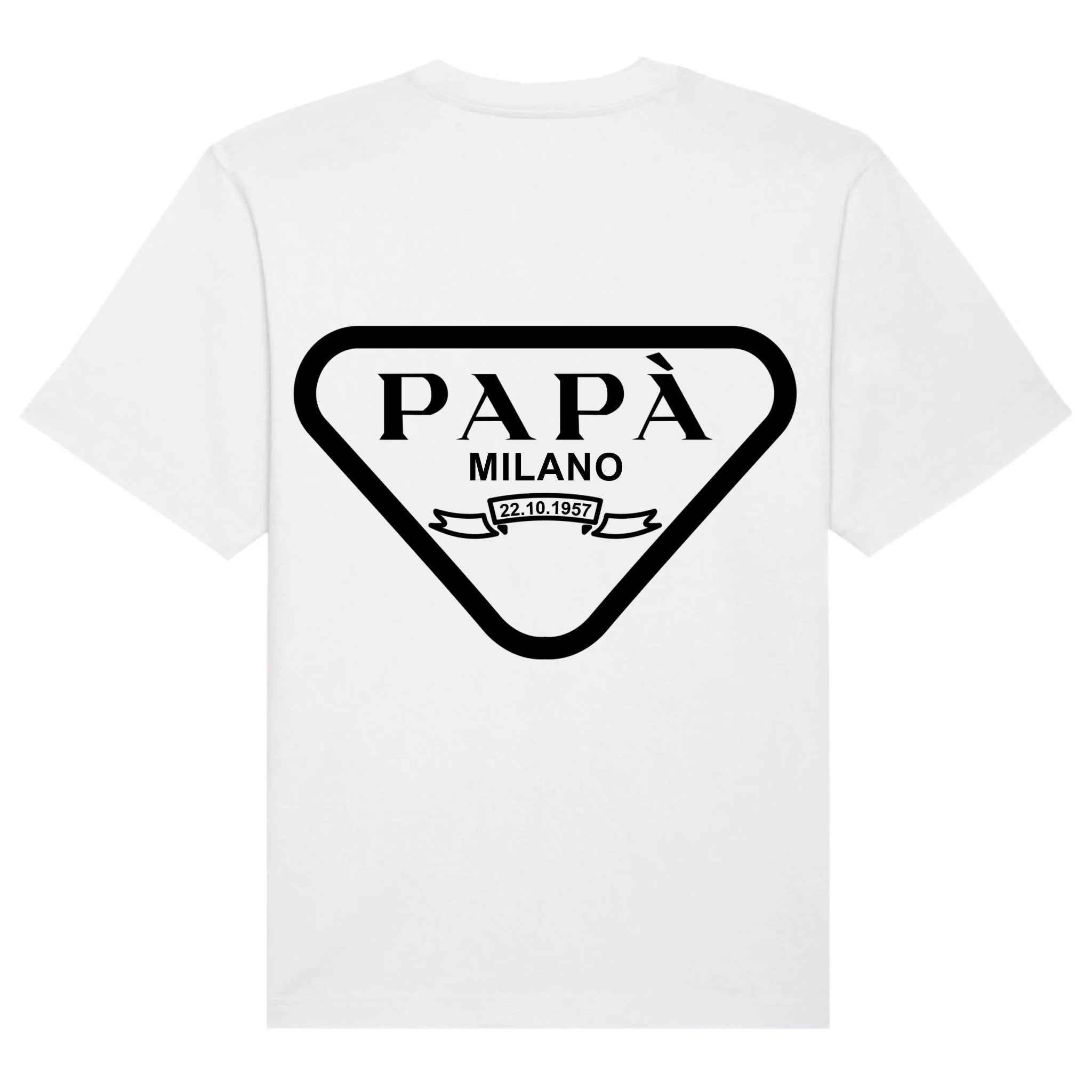 mockup shirt back white