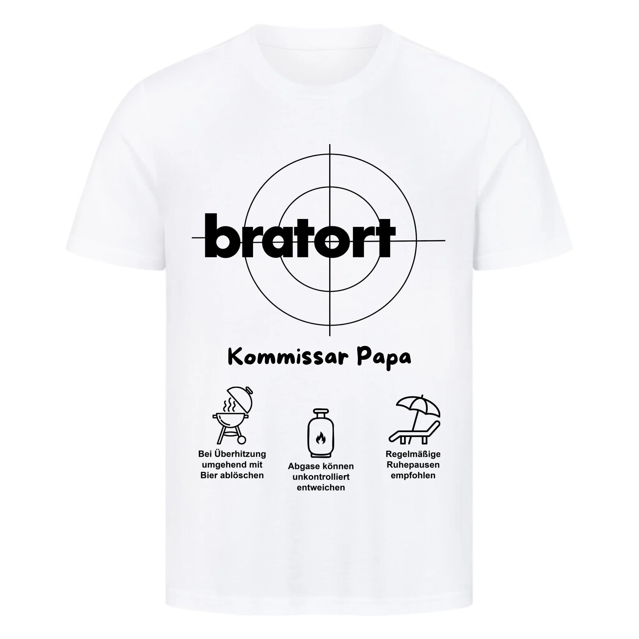 BRATORT KOMMISSAR - Presonalisierbares T-Shirt
