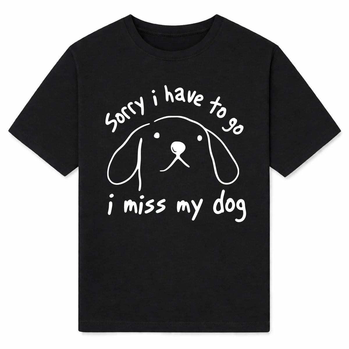 shirt black front