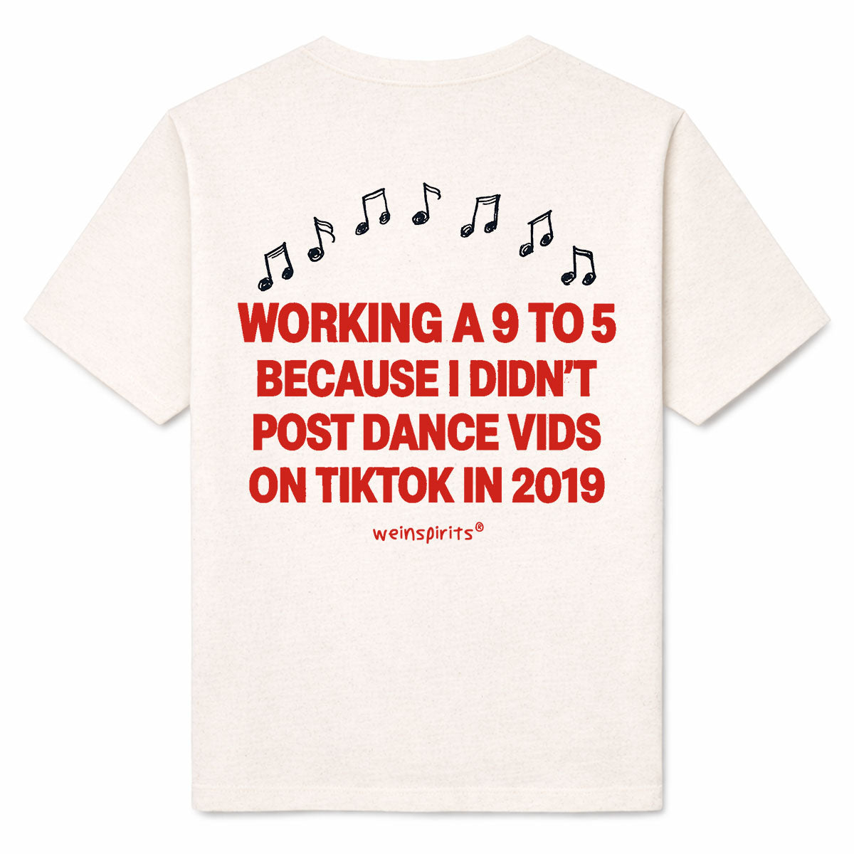 9 TO 5 DANCE VIDS - Premium T-Shirt Backprint