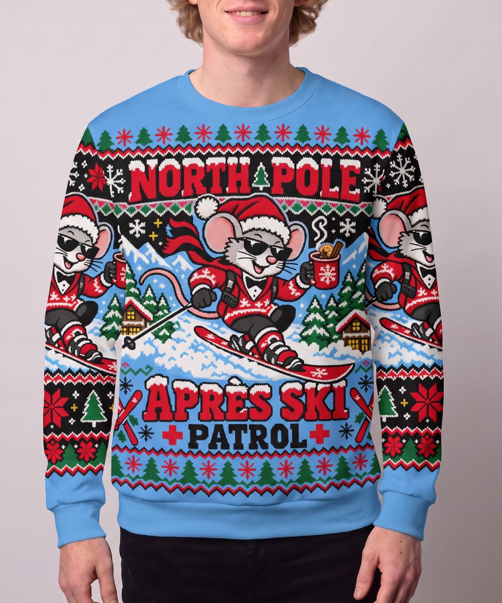 NORTH POLE APRES SKI PATROL - Maglione Natalizio Signature