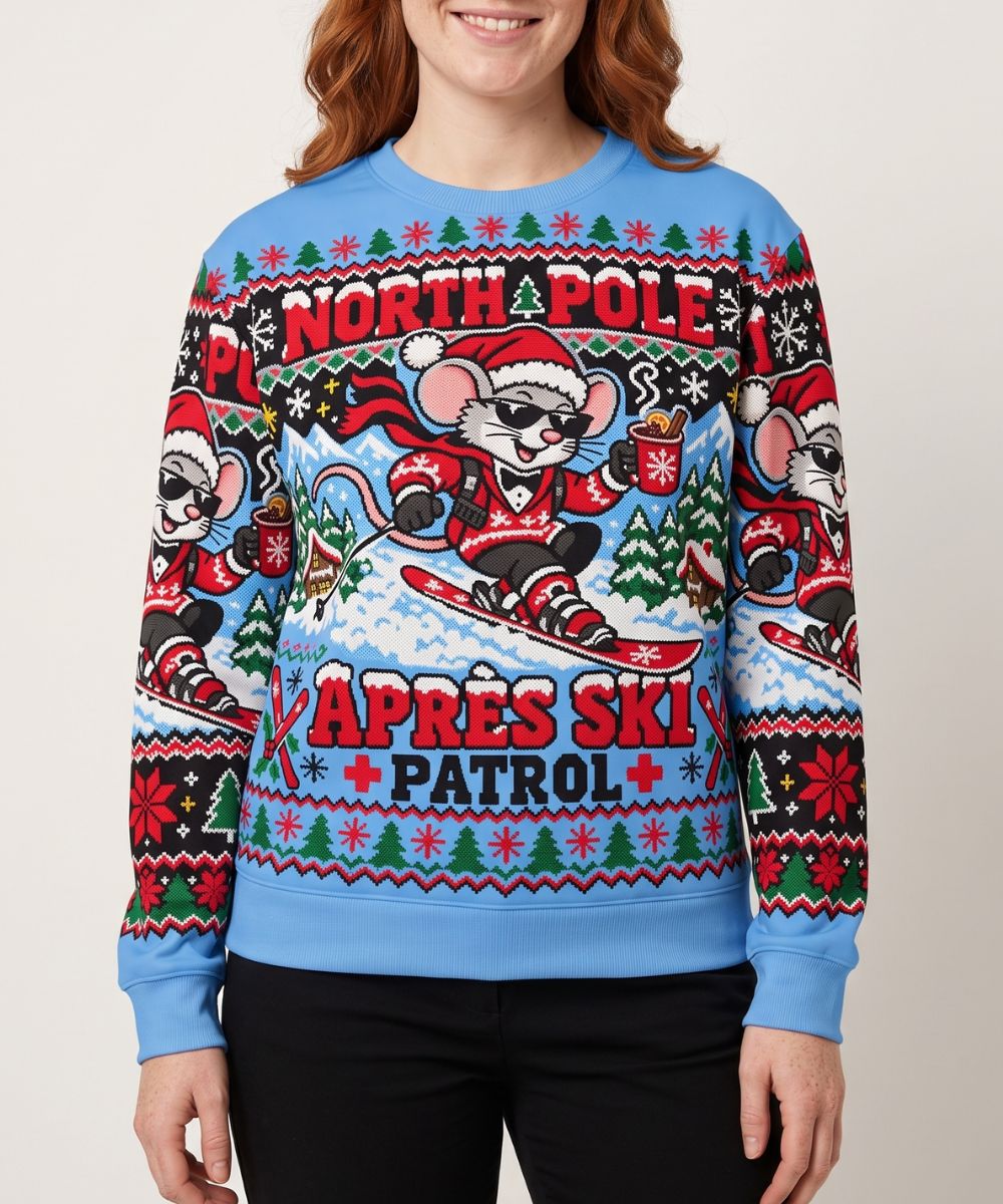 NORTH POLE APRES SKI PATROL - Maglione Natalizio Signature