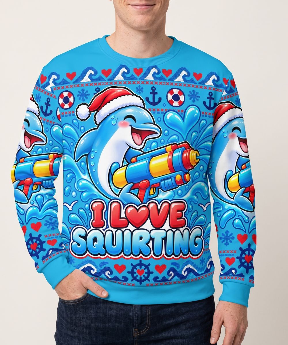 I LOVE SQUIRTING - Signature Kersttrui