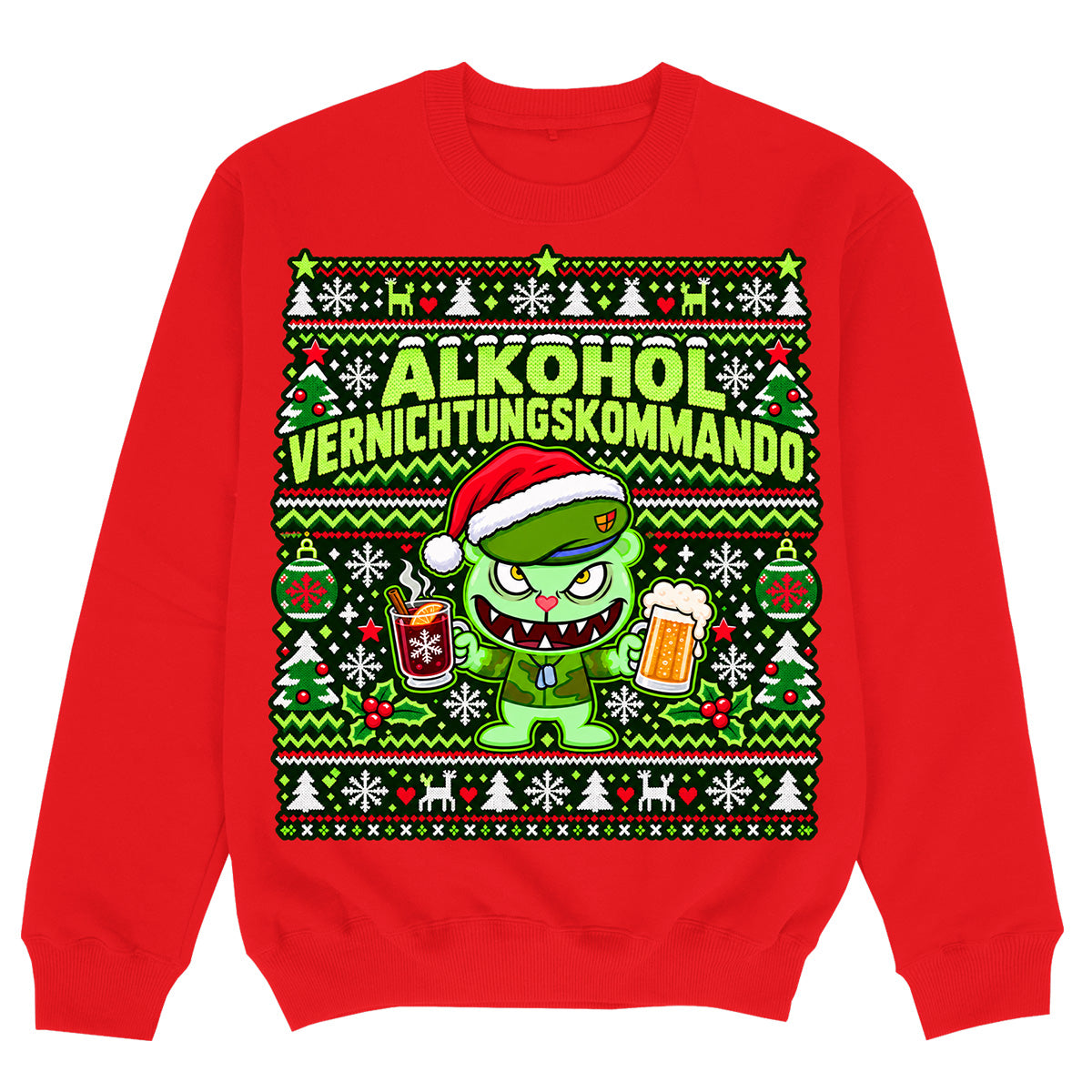 ALKOHOL VERNICHTUNGSKOMMANDO - Felpa Premium