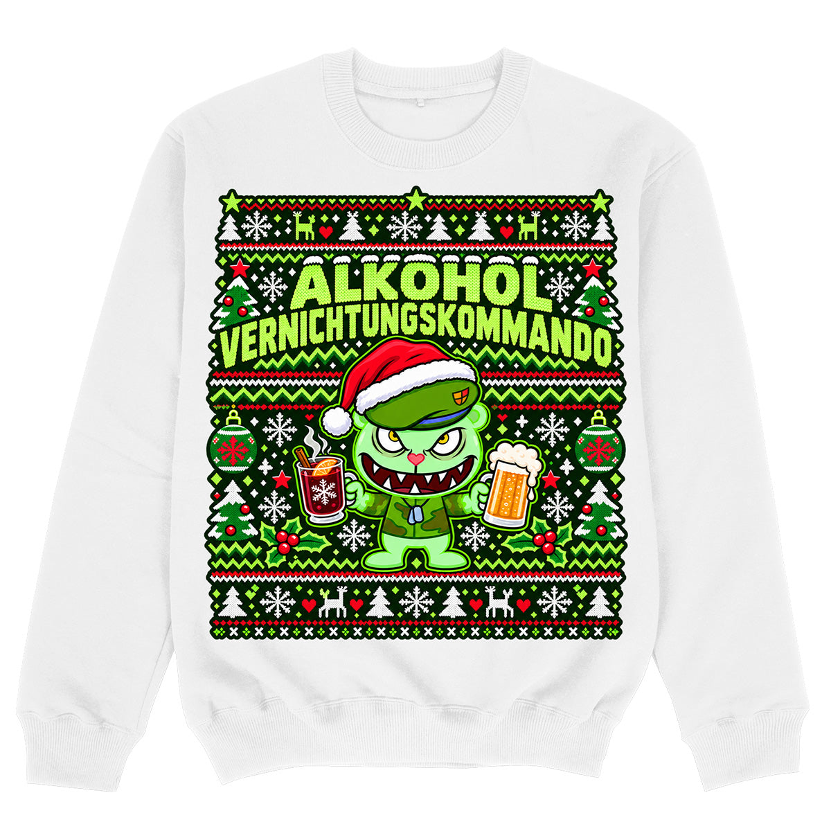 ALKOHOL VERNICHTUNGSKOMMANDO - Felpa Premium