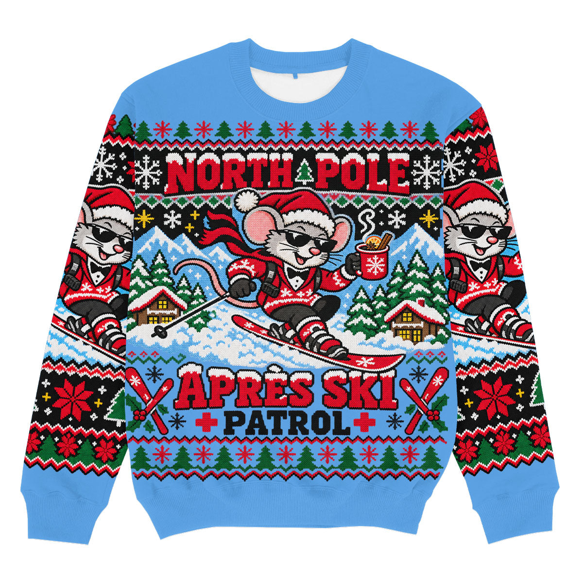 NORTH POLE APRES SKI PATROL - Maglione Natalizio Signature