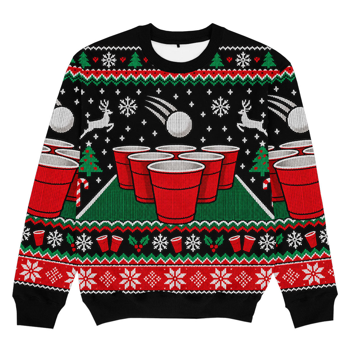 BEERPONG - Maglione Natalizio Signature