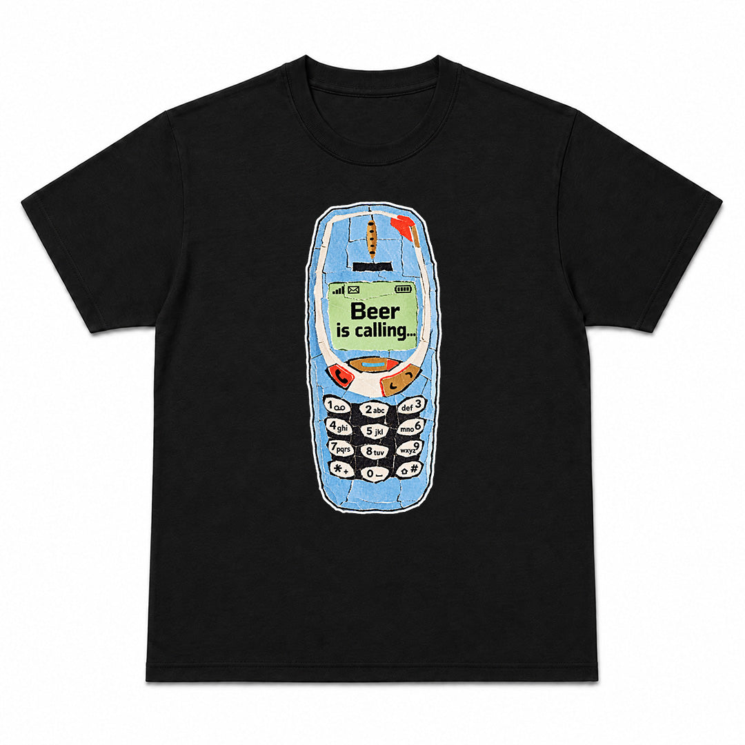 BEER IS CALLING - Premium Unisex T-Shirt