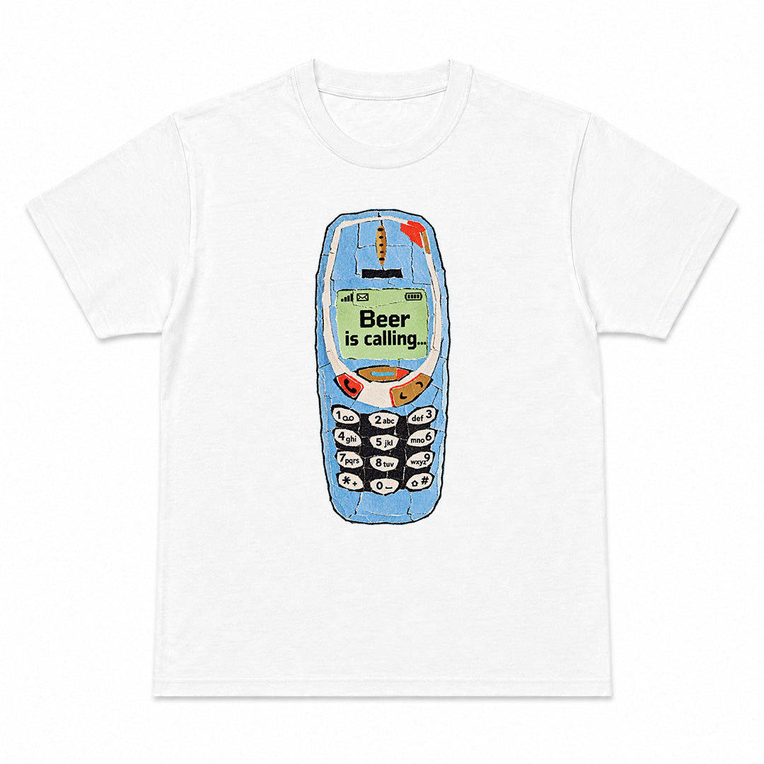 BEER IS CALLING - Premium Unisex T-Shirt