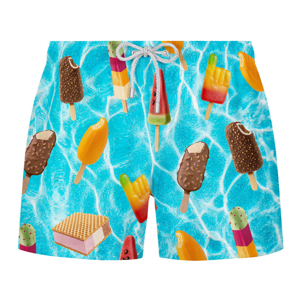 ICE CREAM - Premium Badeshort Fullprint