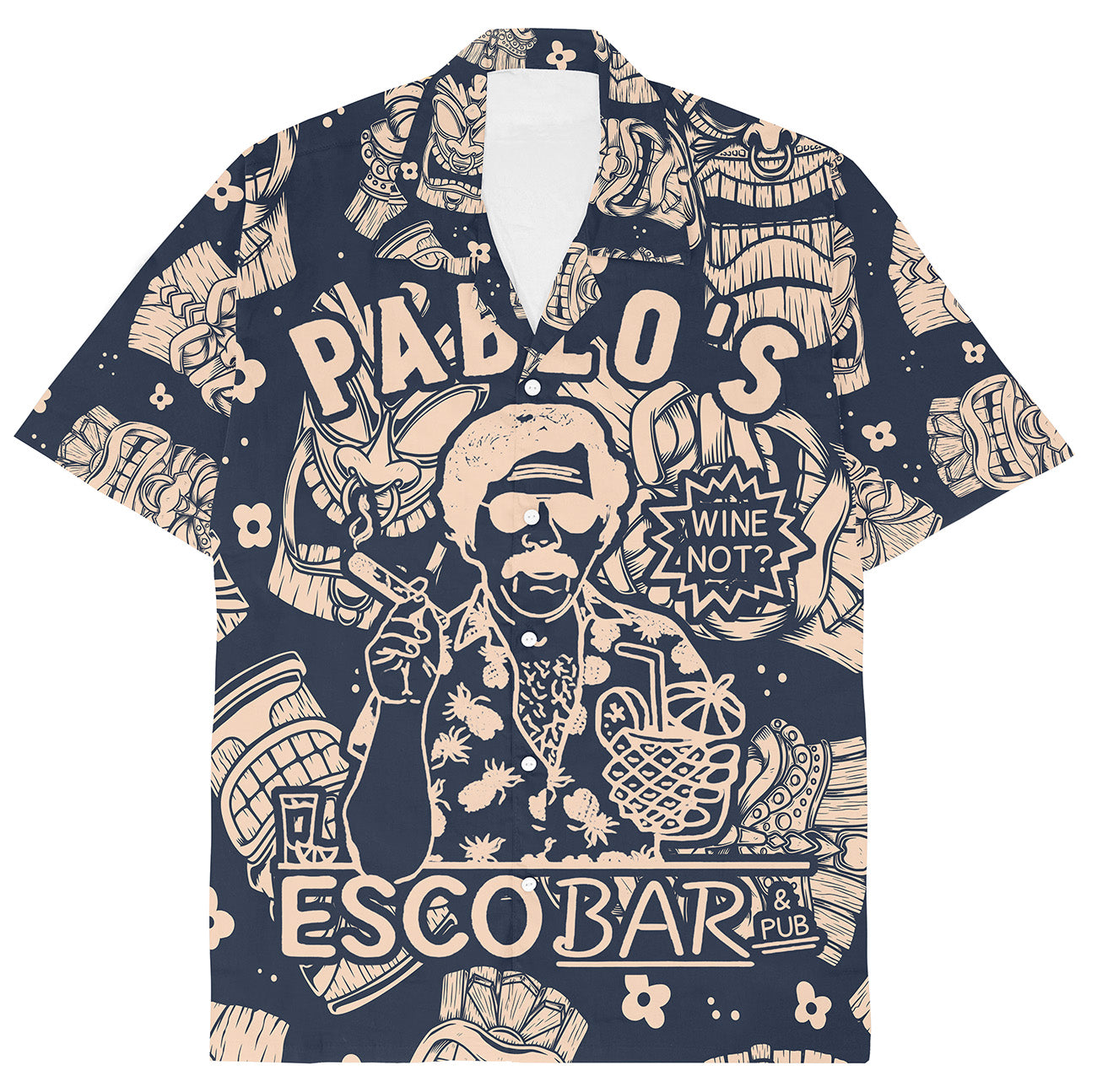PABLOS ESCOBAR - Hawaiihemd