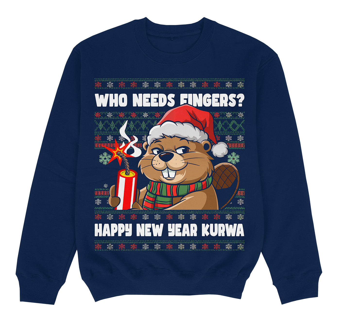 WHO NEEDS FINGERS - Premium Sweater