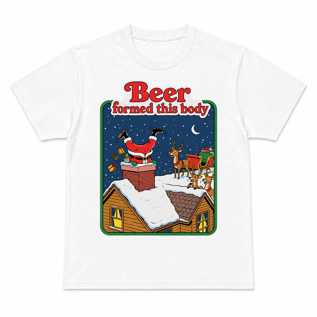 BEER FORMED THIS BODY - Kerst T-Shirt