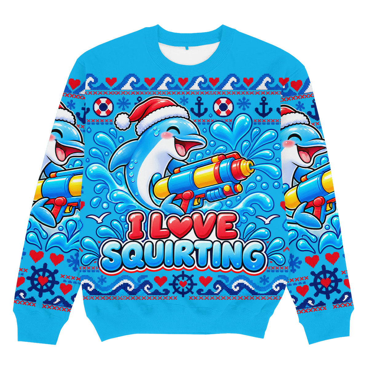 I LOVE SQUIRTING - Signature Kersttrui