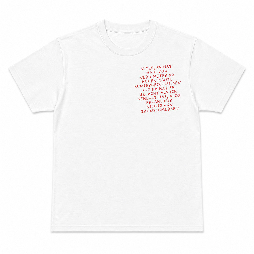 ZAHNSCHMERZEN - T-shirt Premium Unisex – Stampa sul petto