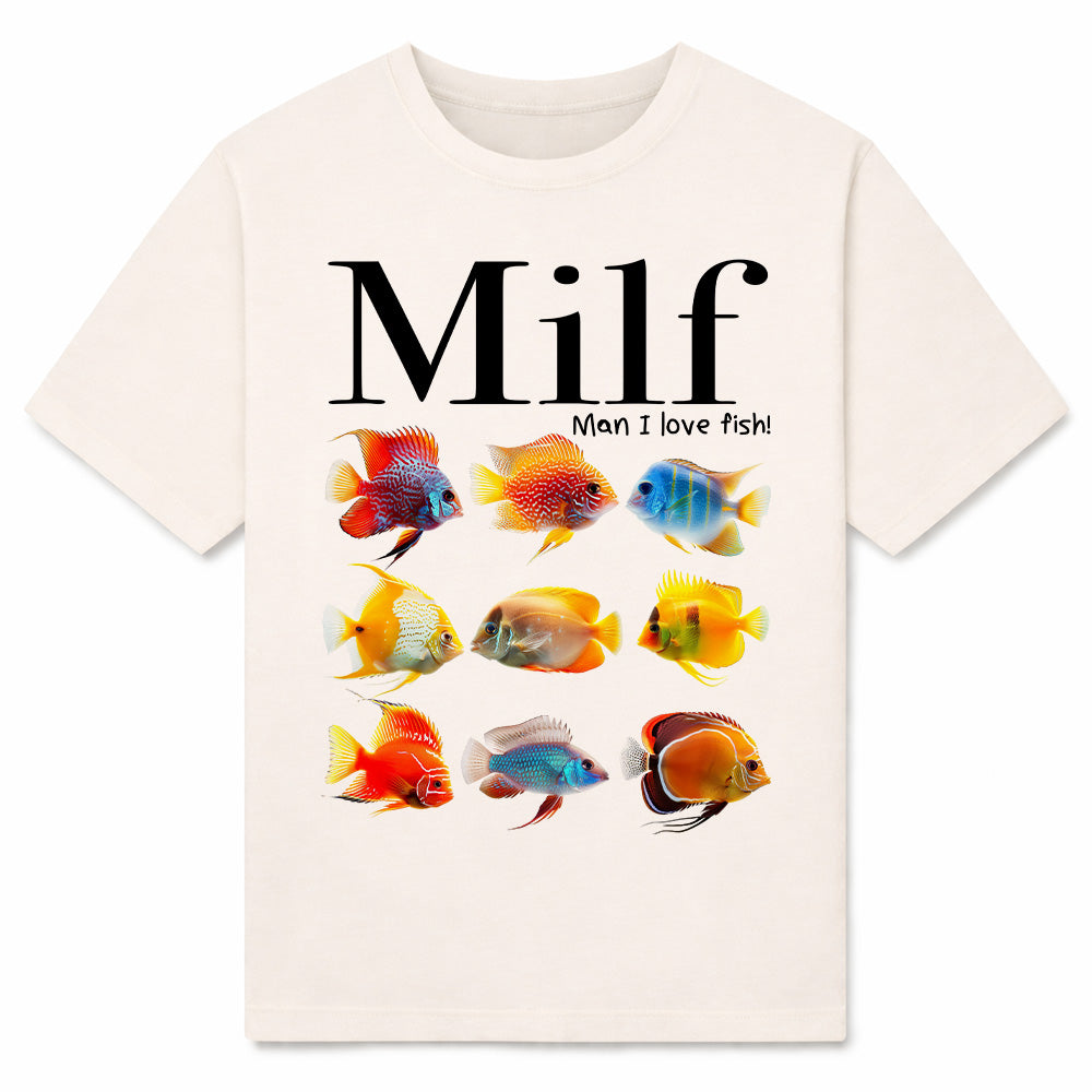 MAN I LOVE FISH - Premium T-Shirt Unisex