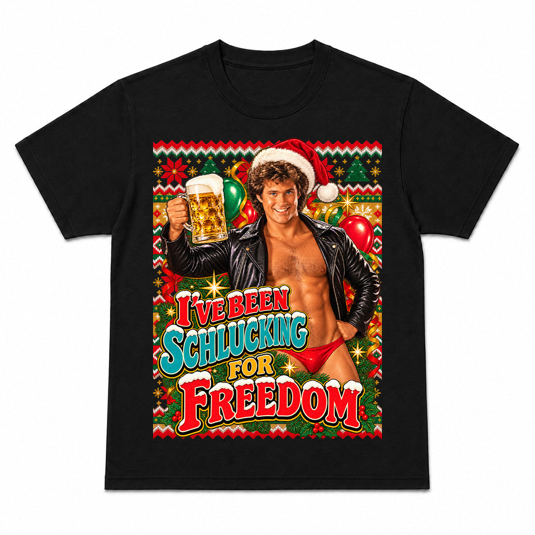 SCHLUCKING FOR FREEDOM - T-Shirt Premium Unisex