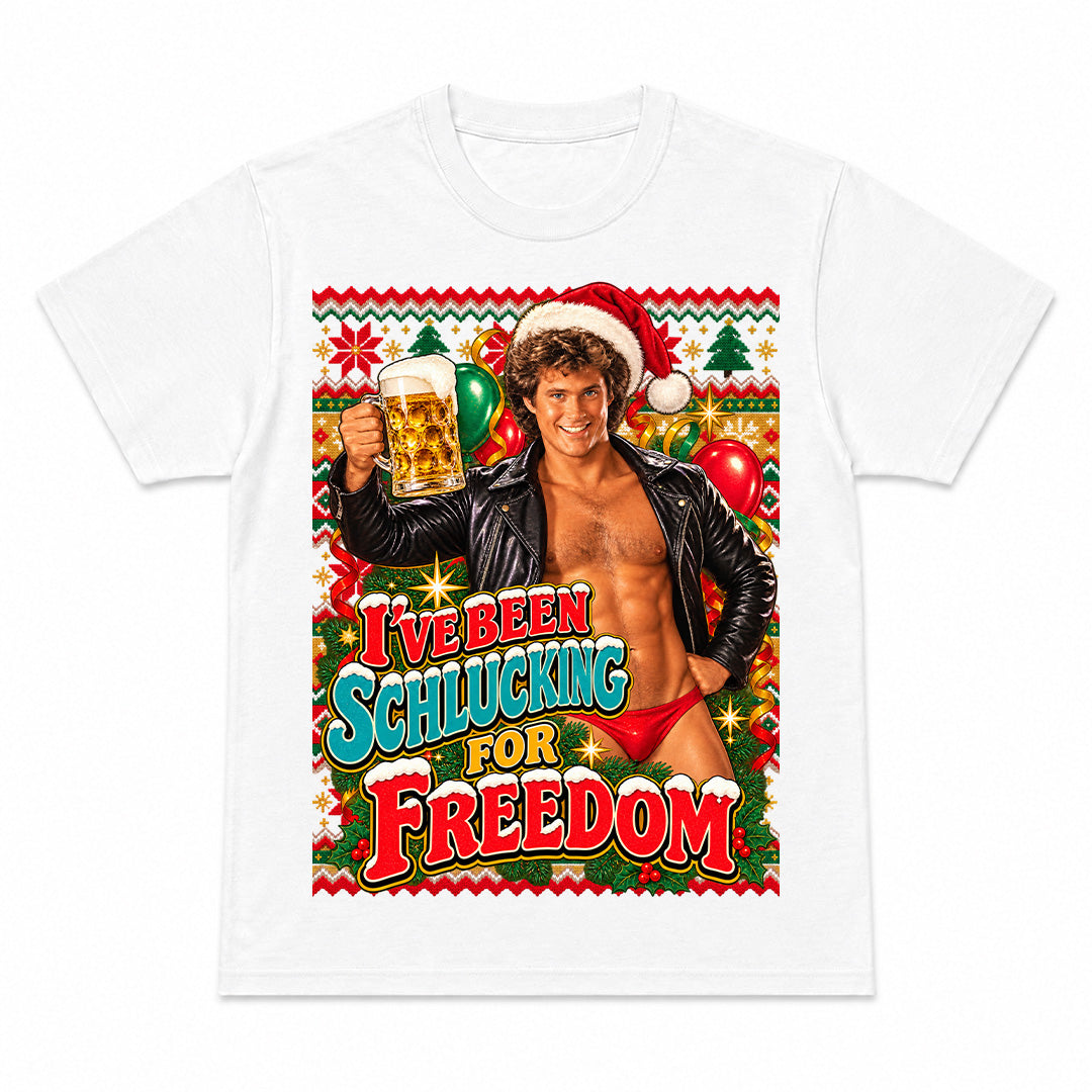 SCHLUCKING FOR FREEDOM - T-Shirt Premium Unisex