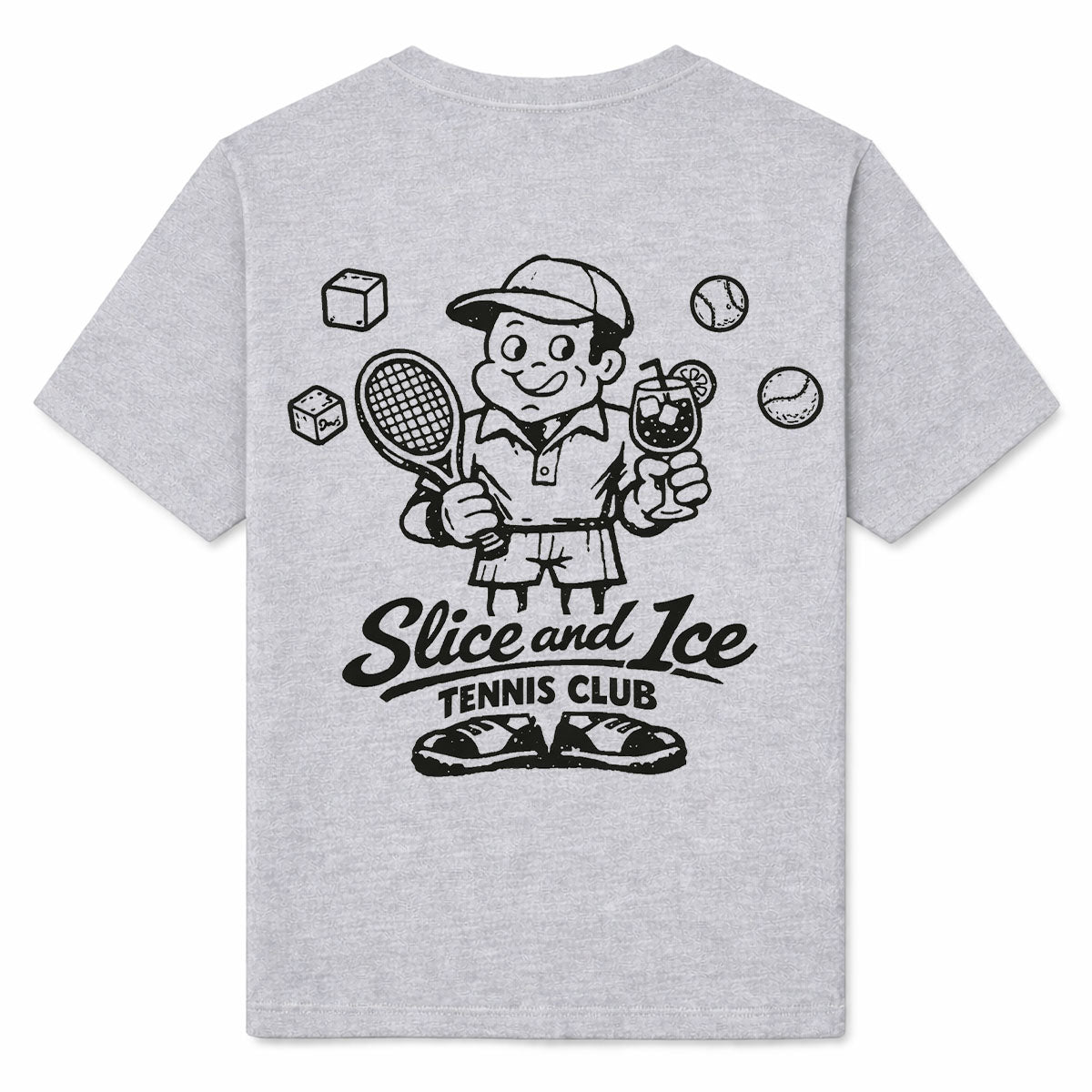 SLICE AND ICE - Premium T-Shirt Backprint