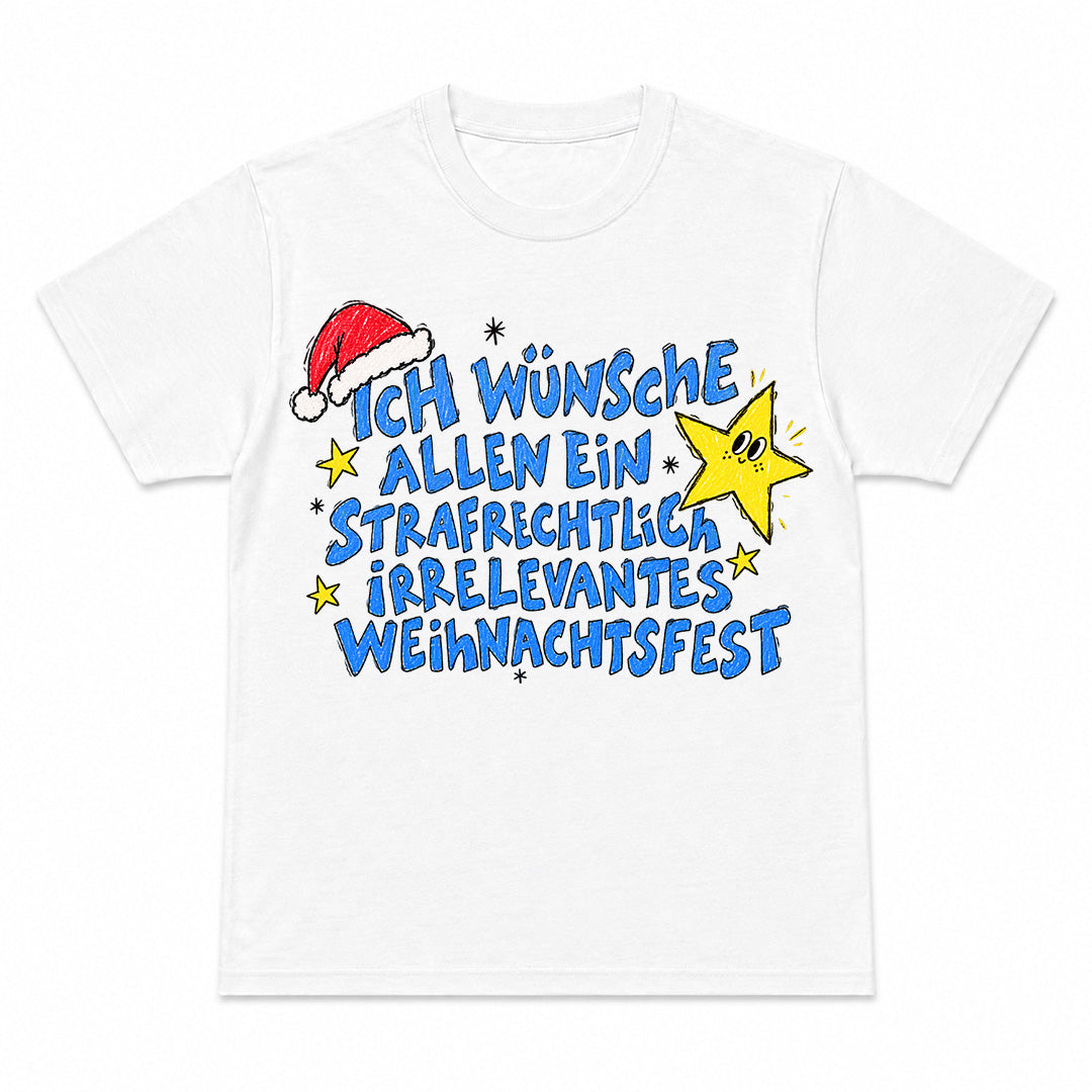 STRAFRECHTLICH IRRELEVANTES WEIHNACHTSFEST - Premium Unisex T-Shirt