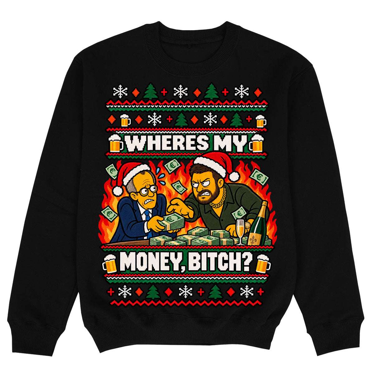 WHERE'S MY MONEY - Felpa Premium