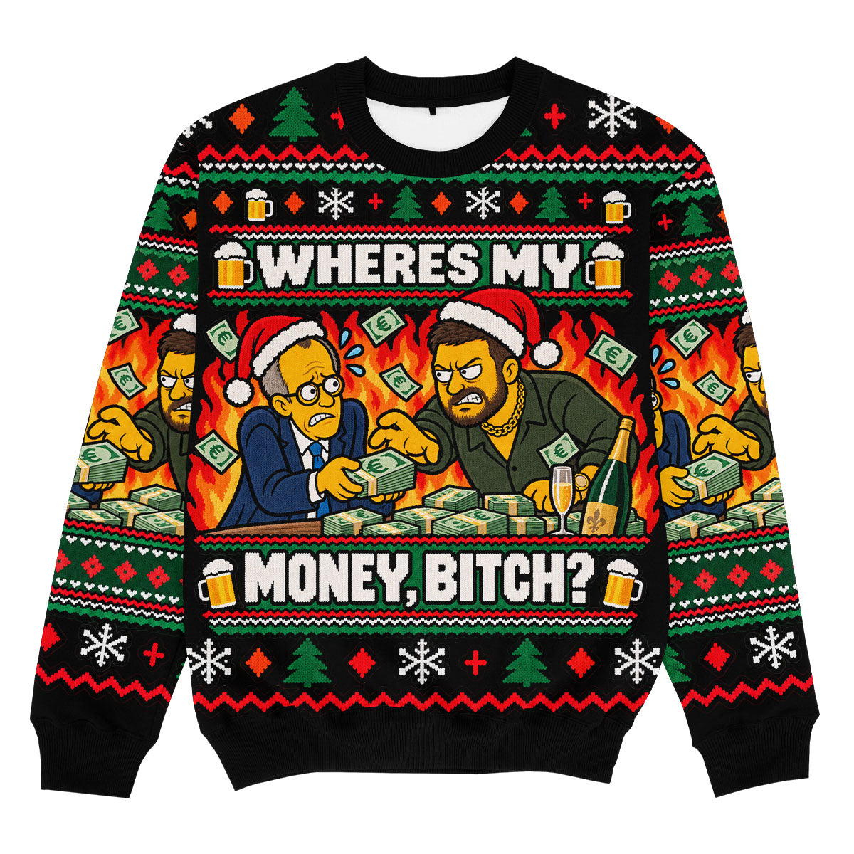 WHERE'S MY MONEY - Maglione Natalizio Signature