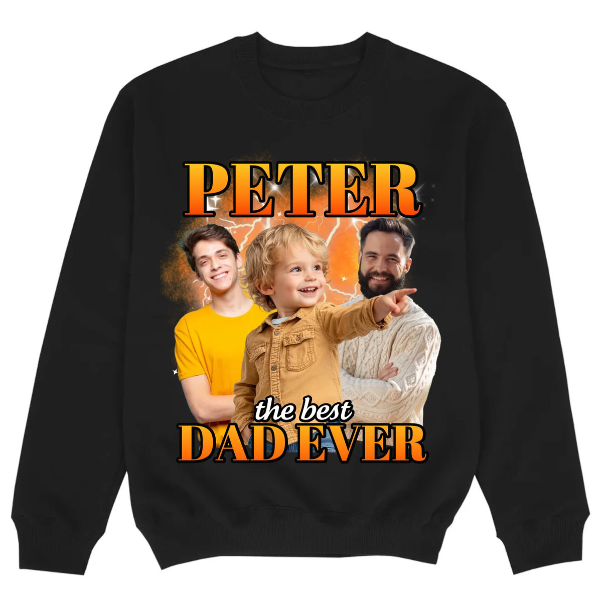 mockup sweater black
