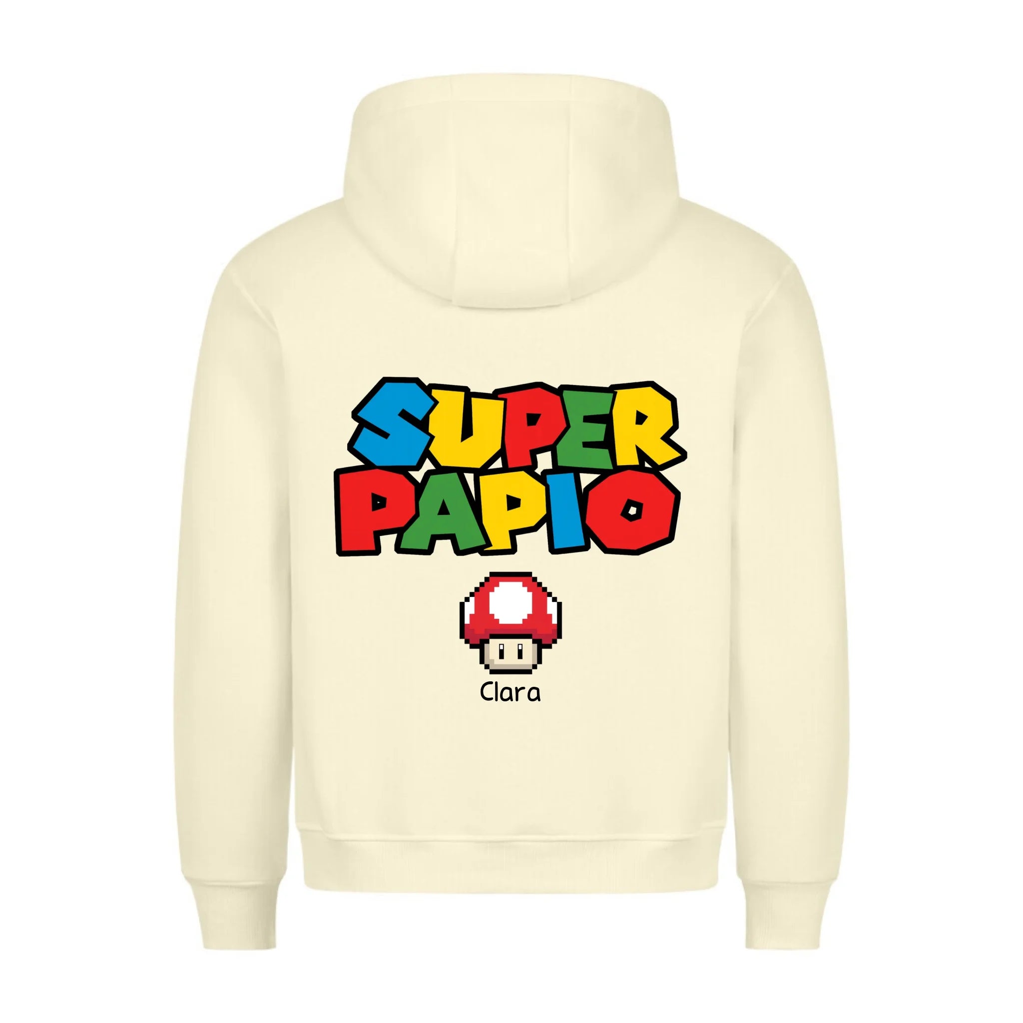 SUPER PAPPIO - Felpa personalizzabile con stampa sul retro