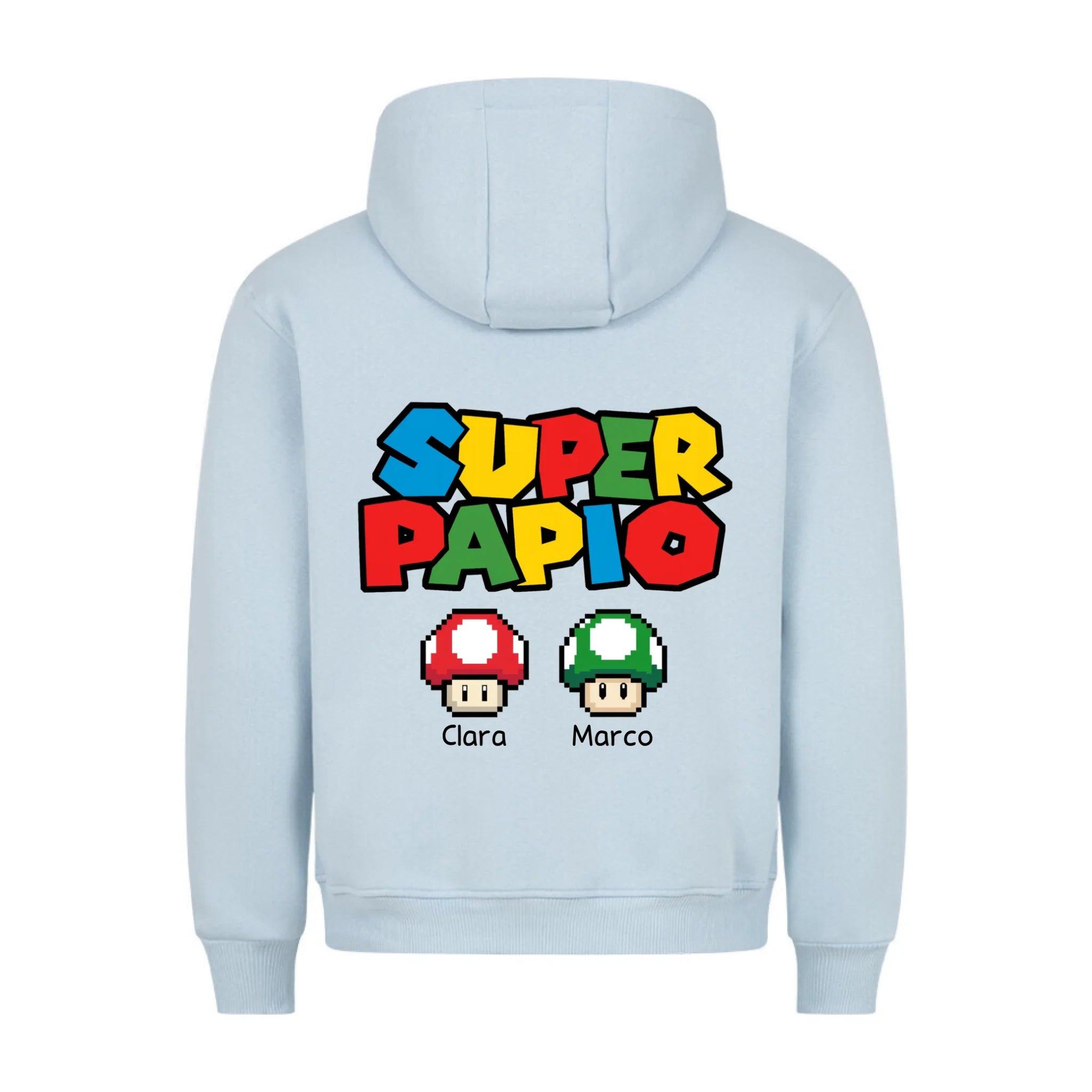 SUPER PAPPIO - Felpa personalizzabile con stampa sul retro