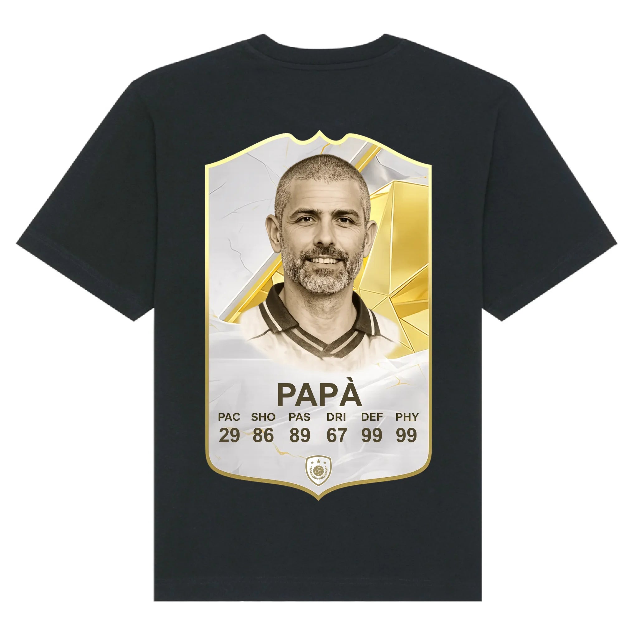 mockup shirt back black