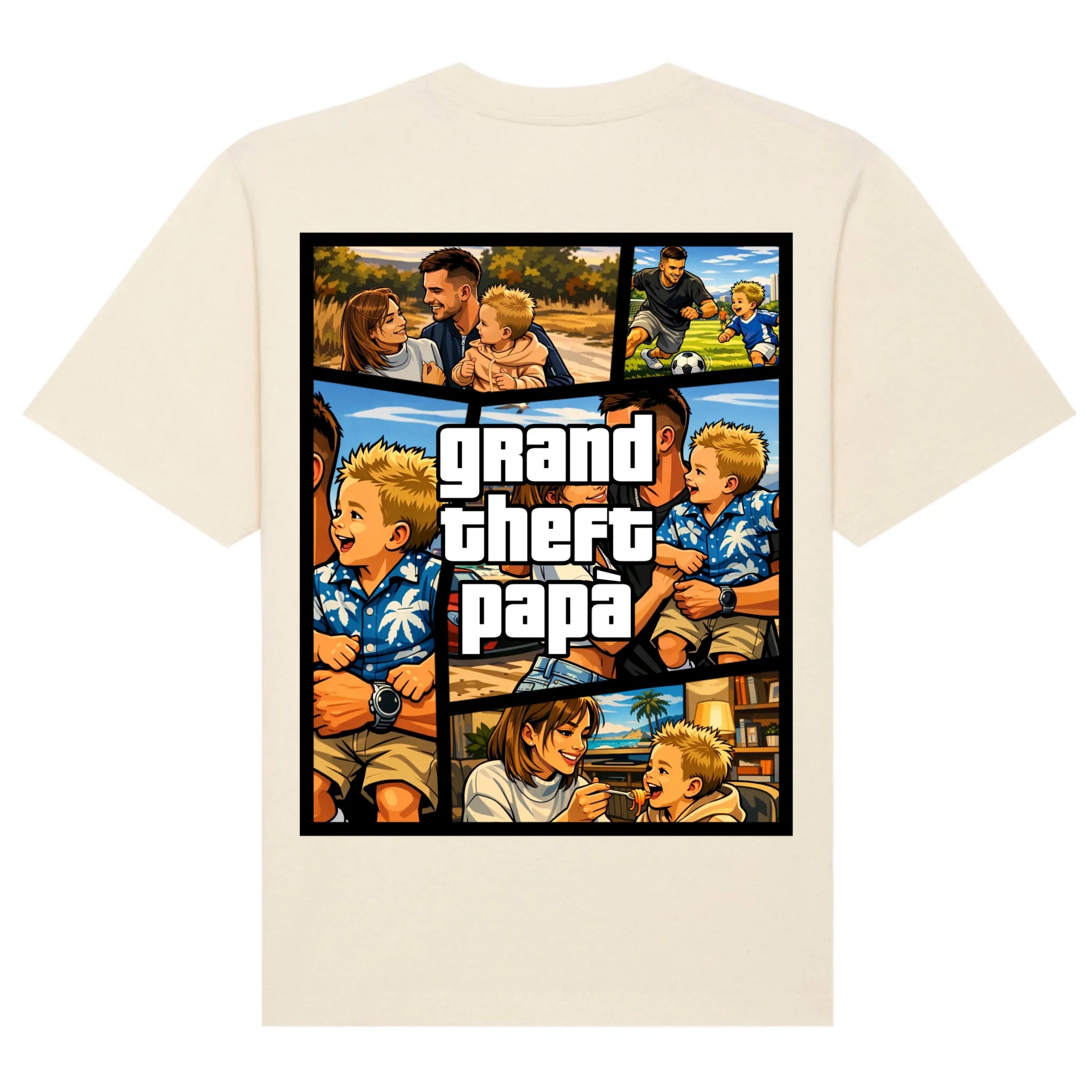 mockup shirt back natural