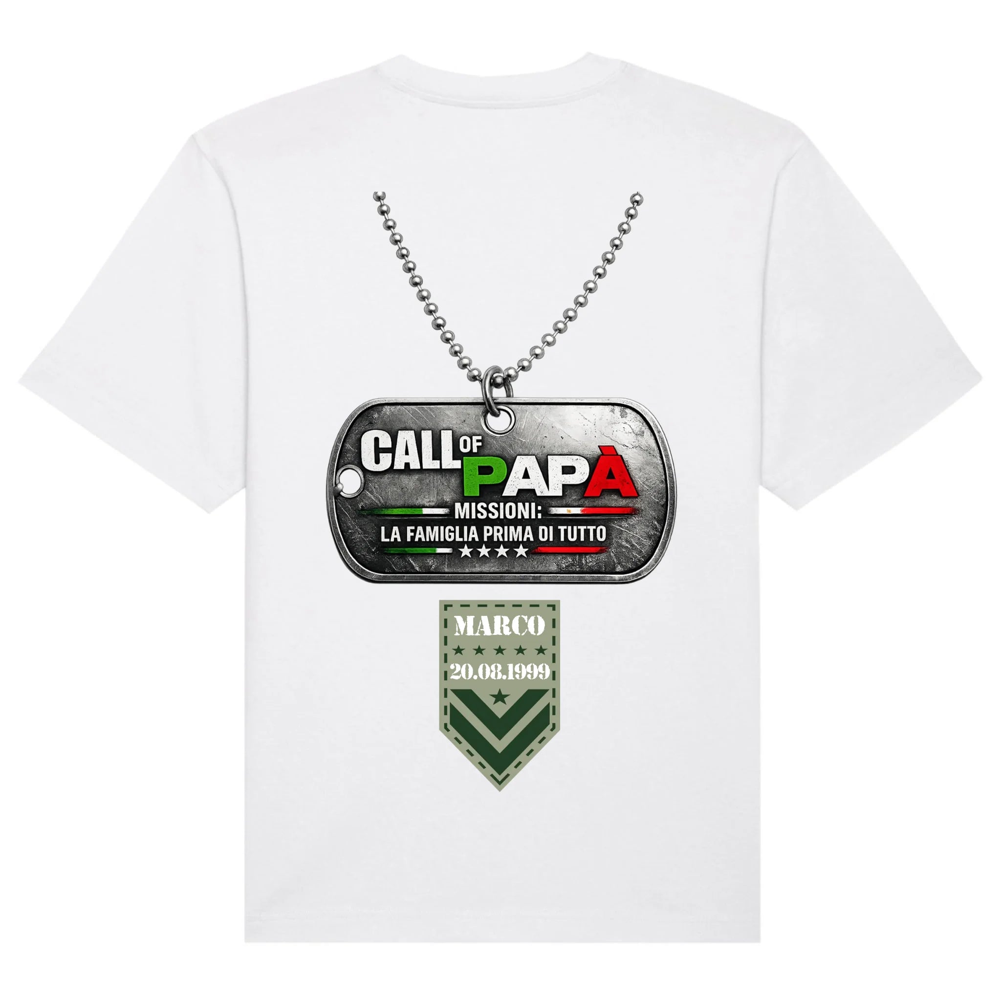 mockup shirt back white