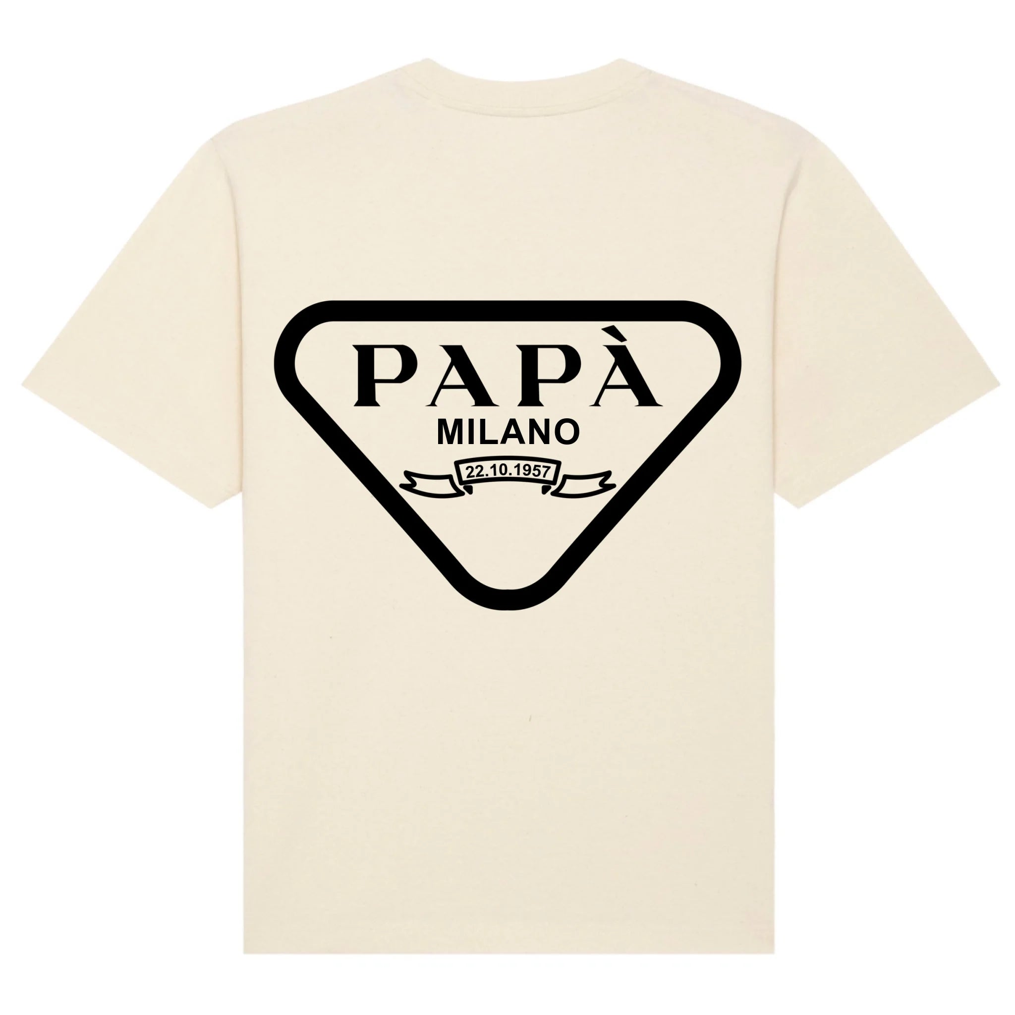 mockup shirt back natural