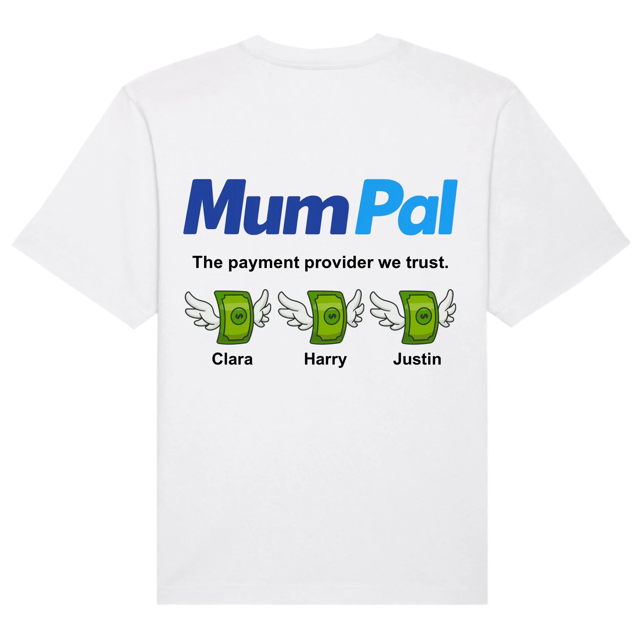 mockup shirt back white