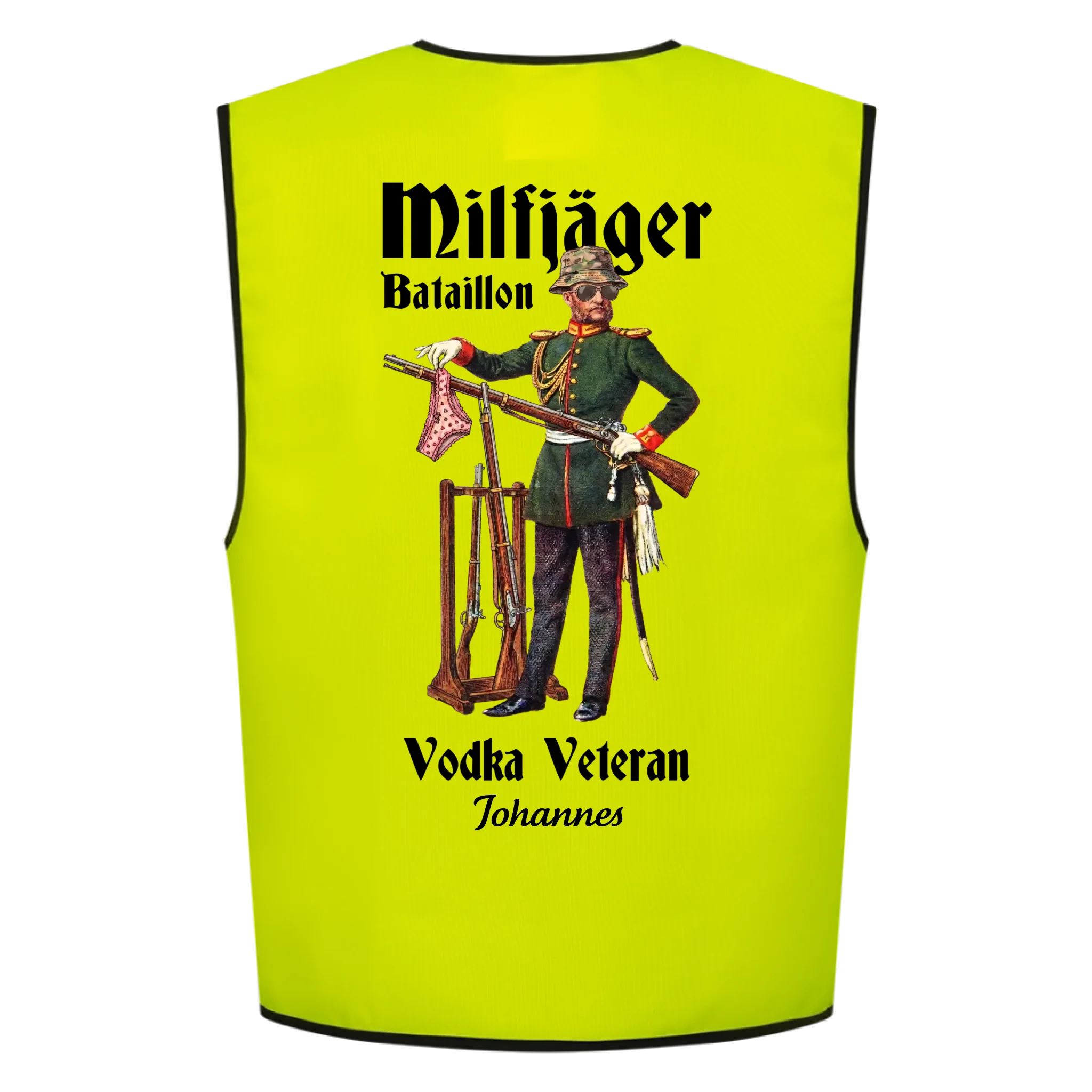 MILFJÄGER BATAILLON - Personalisierbare Warnweste