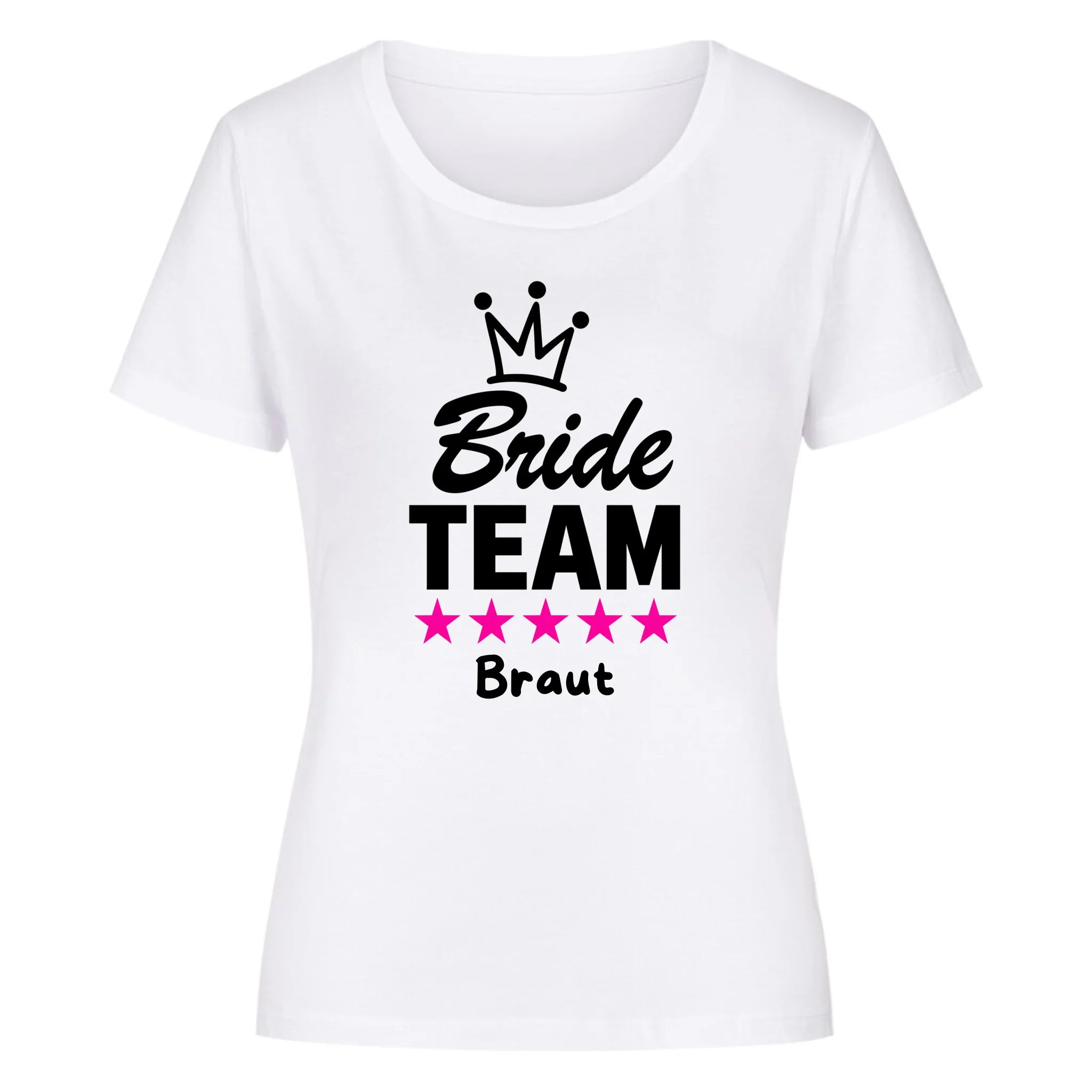 BRIDE TEAM - Personalisierbares T-Shirt Damen