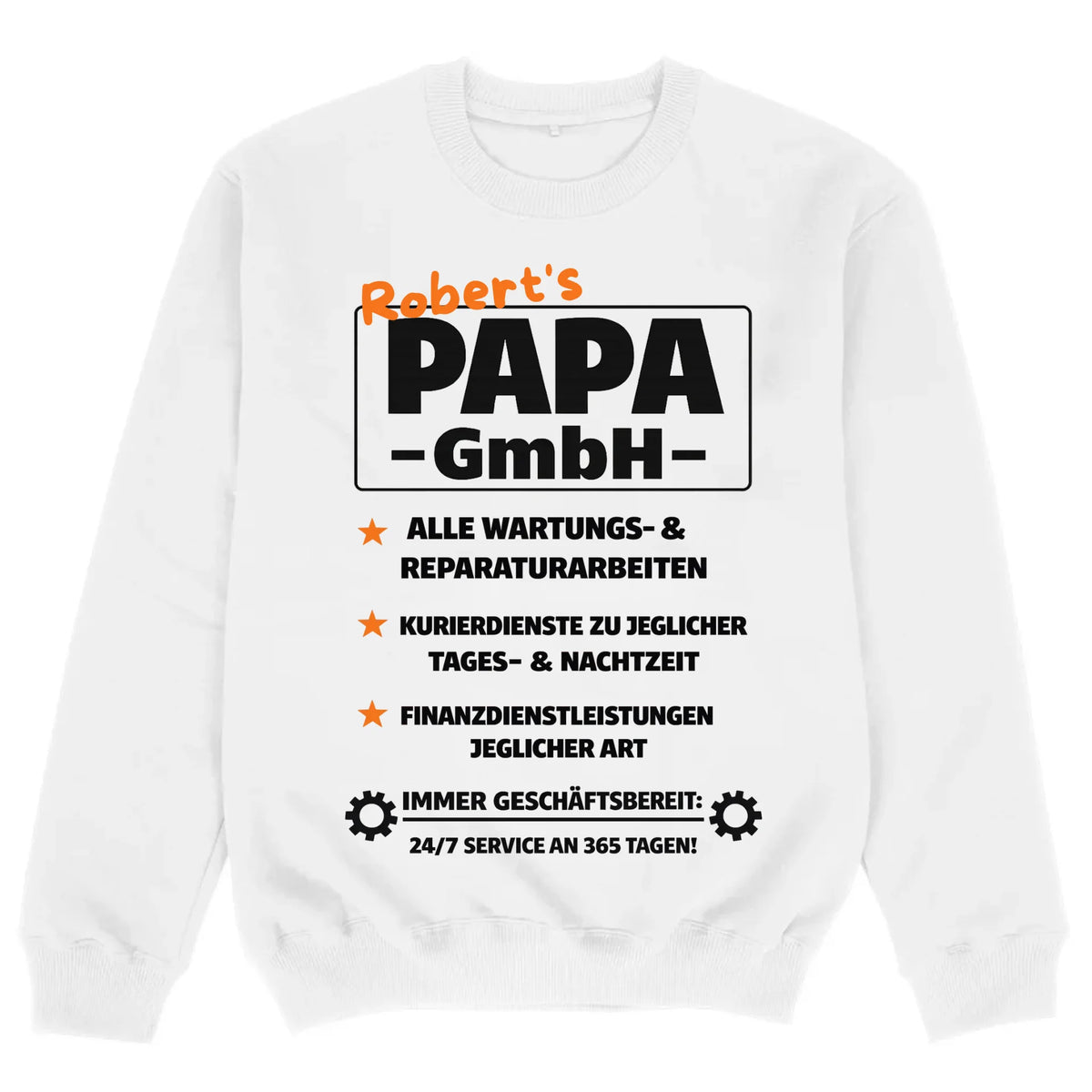 mockup sweater white