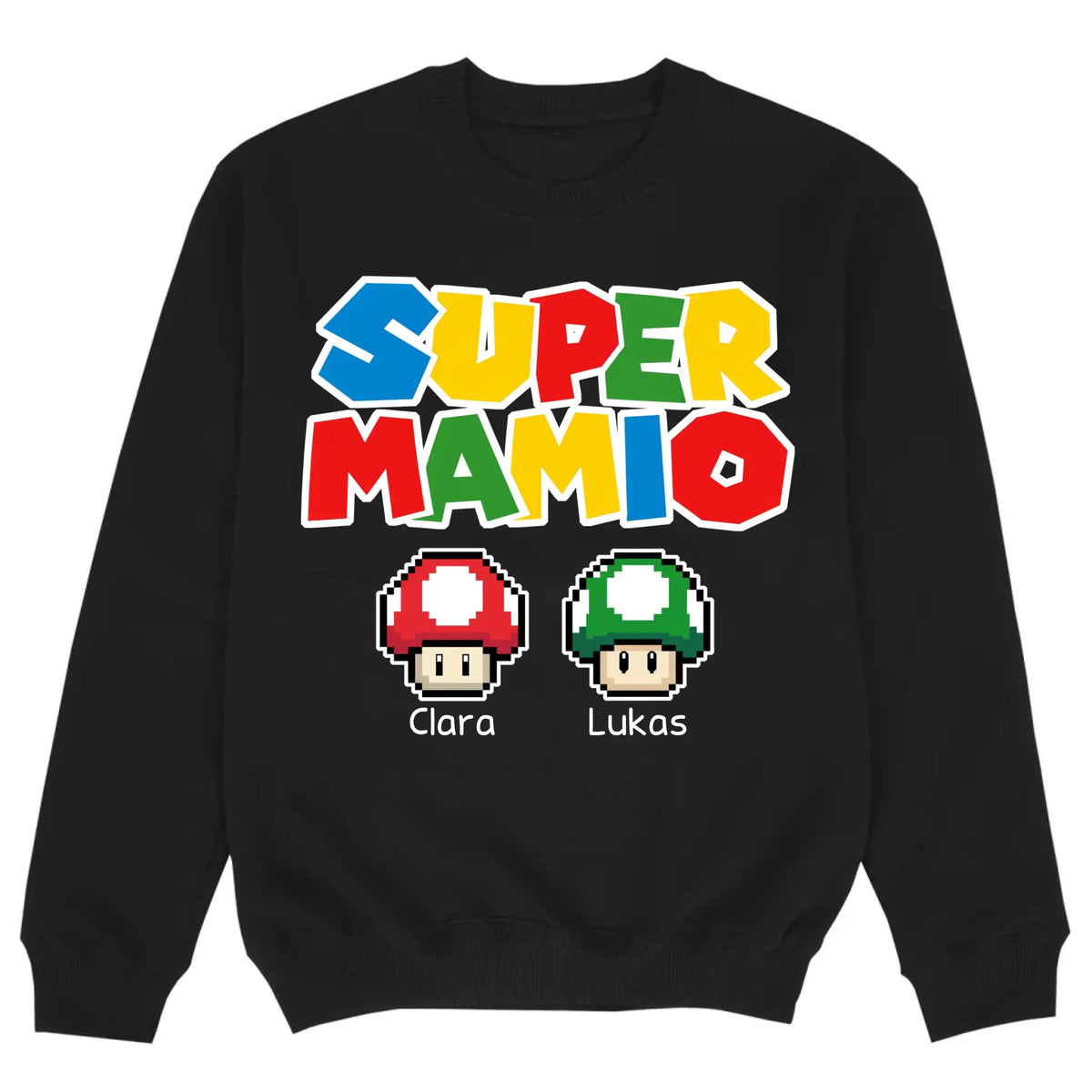 mockup sweater black