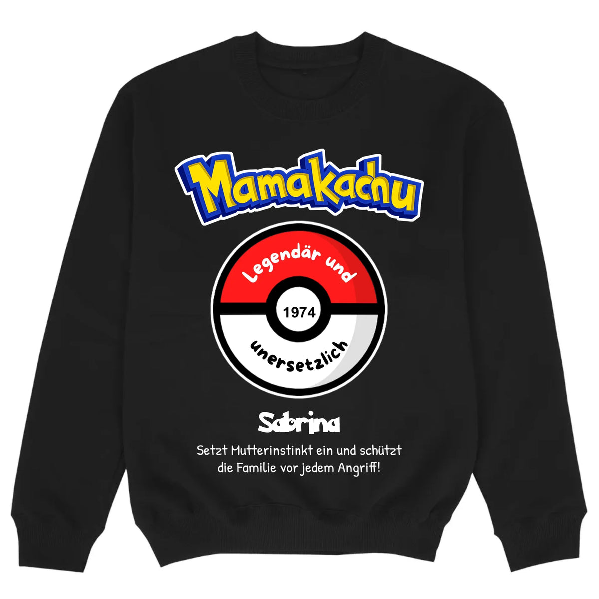mockup sweater black