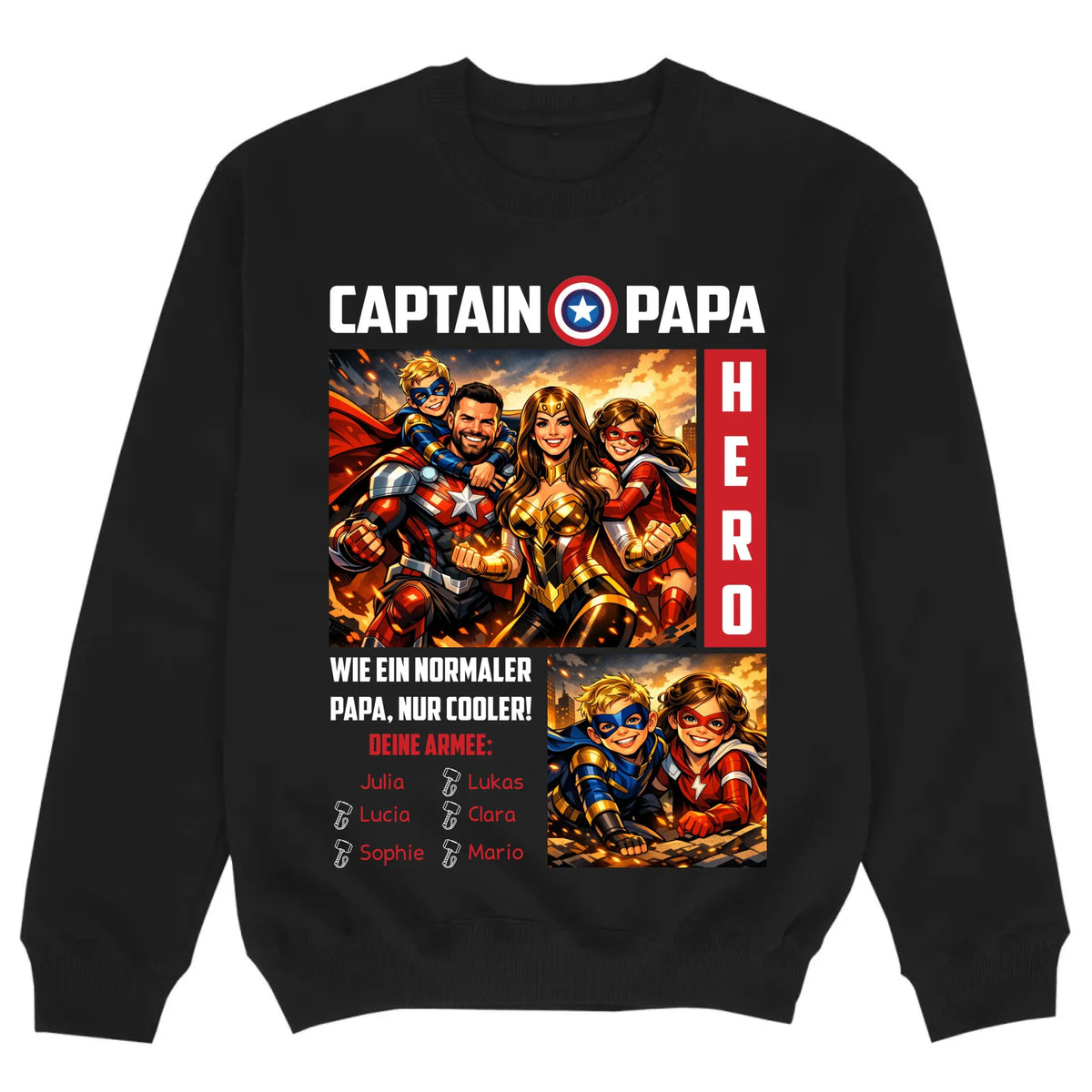 mockup sweater black