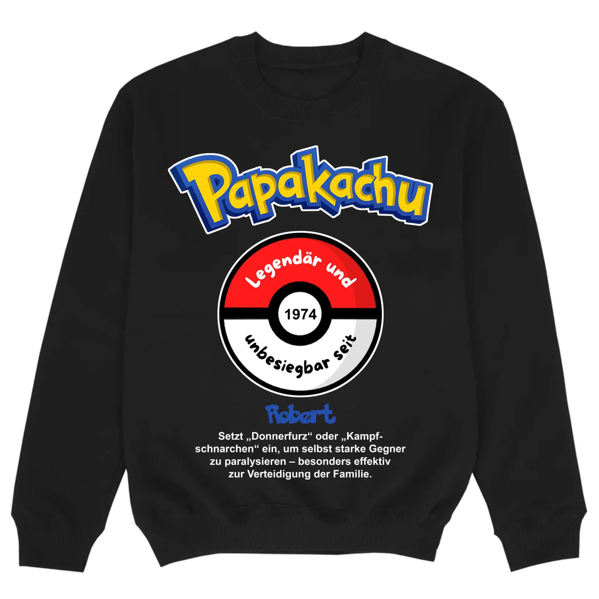 mockup sweater black
