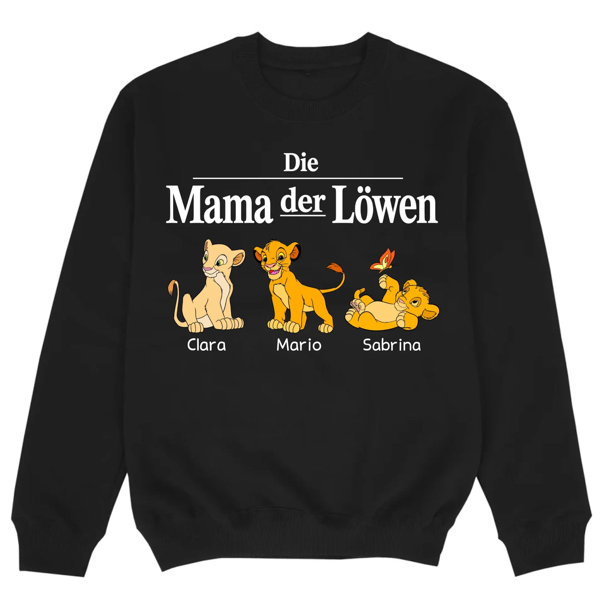 mockup sweater black