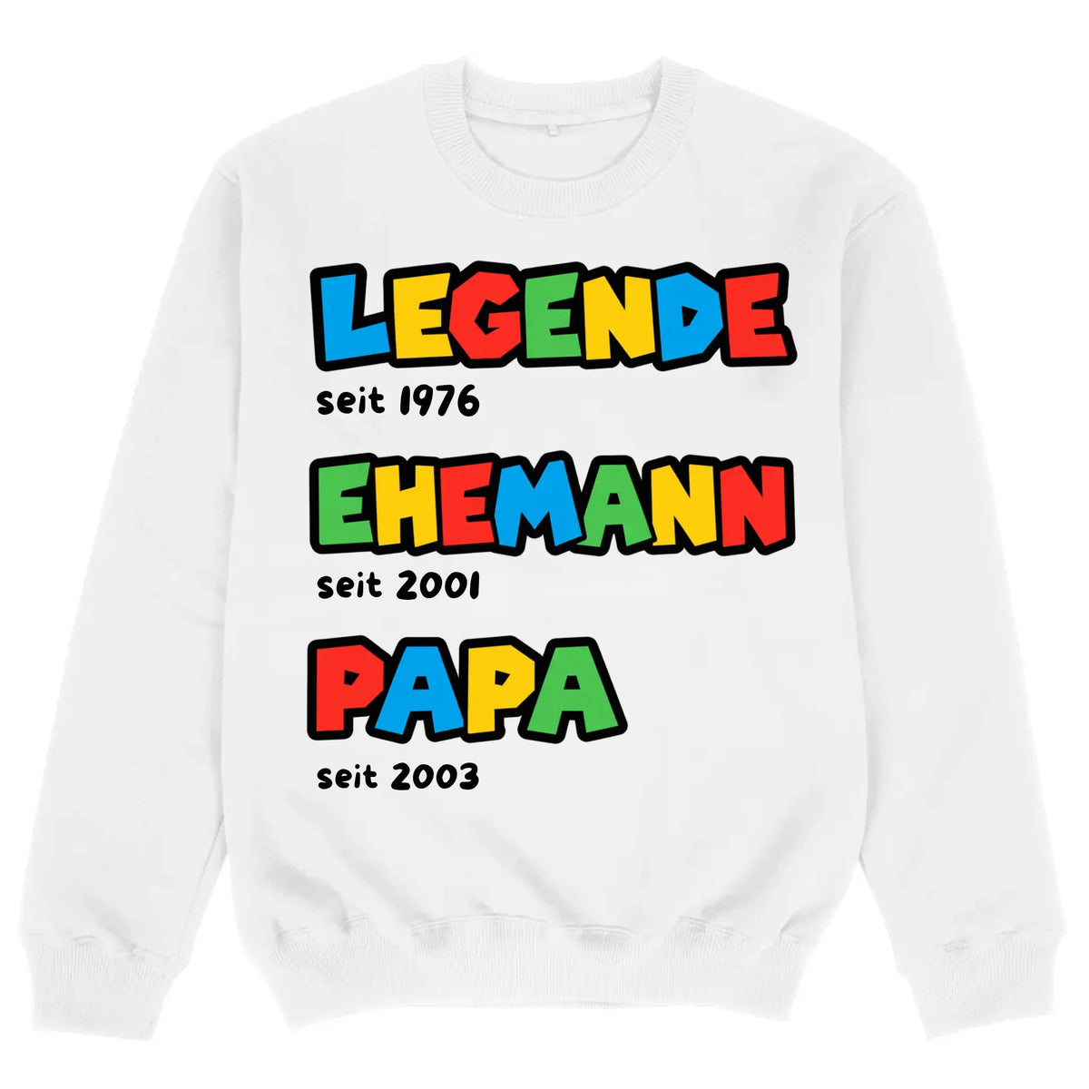 mockup sweater white