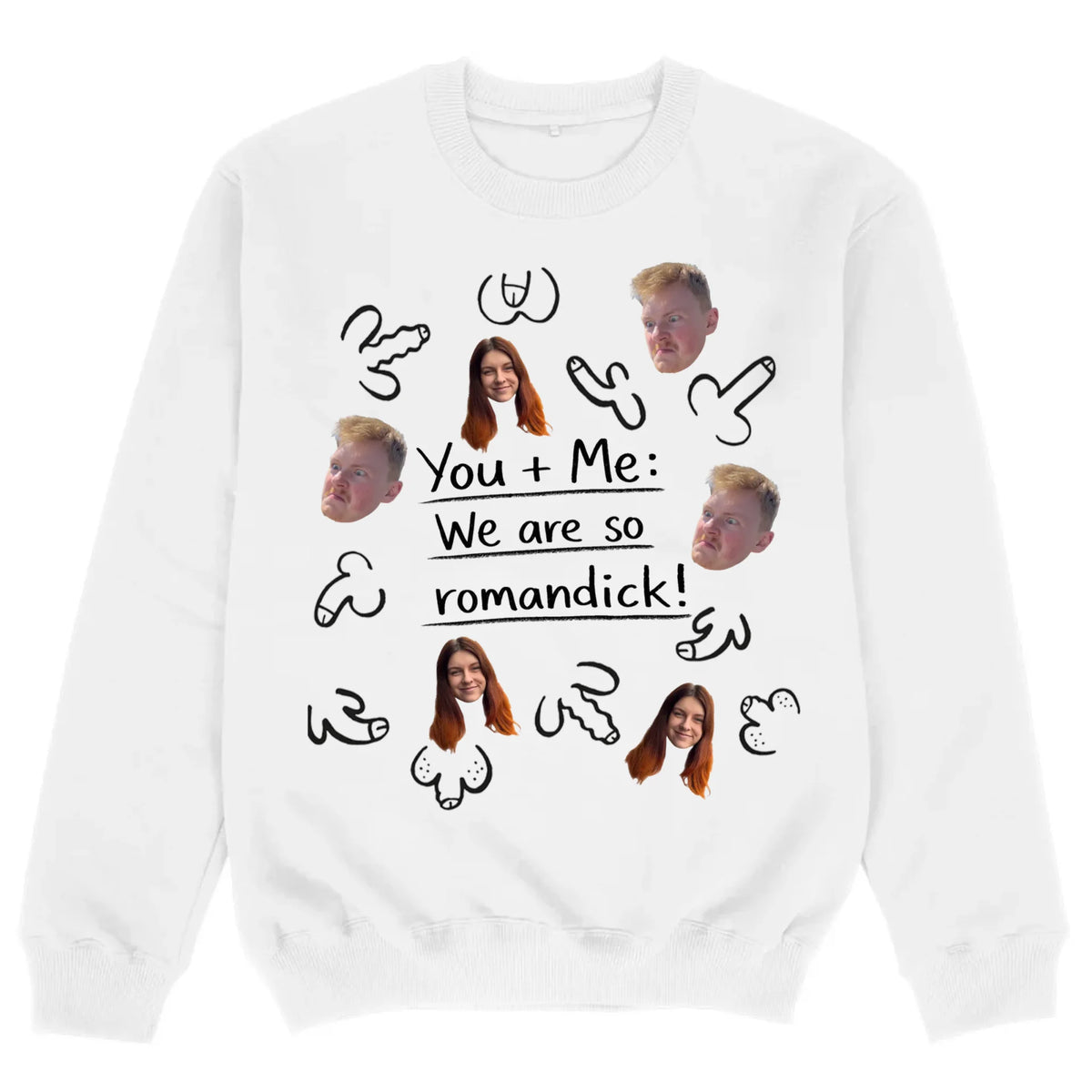 mockup sweater white